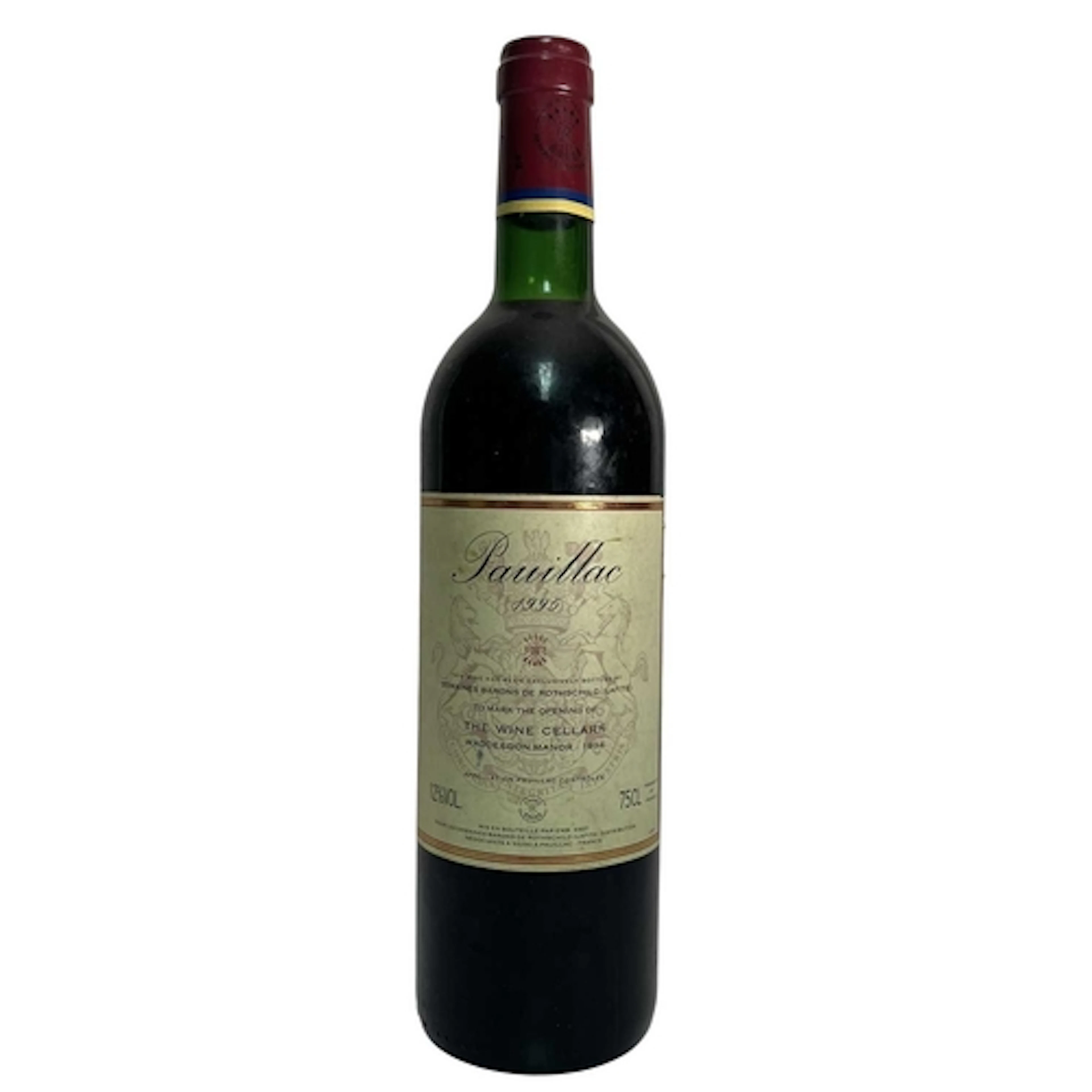 A Pauillac 1995 exclusively bottled by Domaines Barons de Ro...