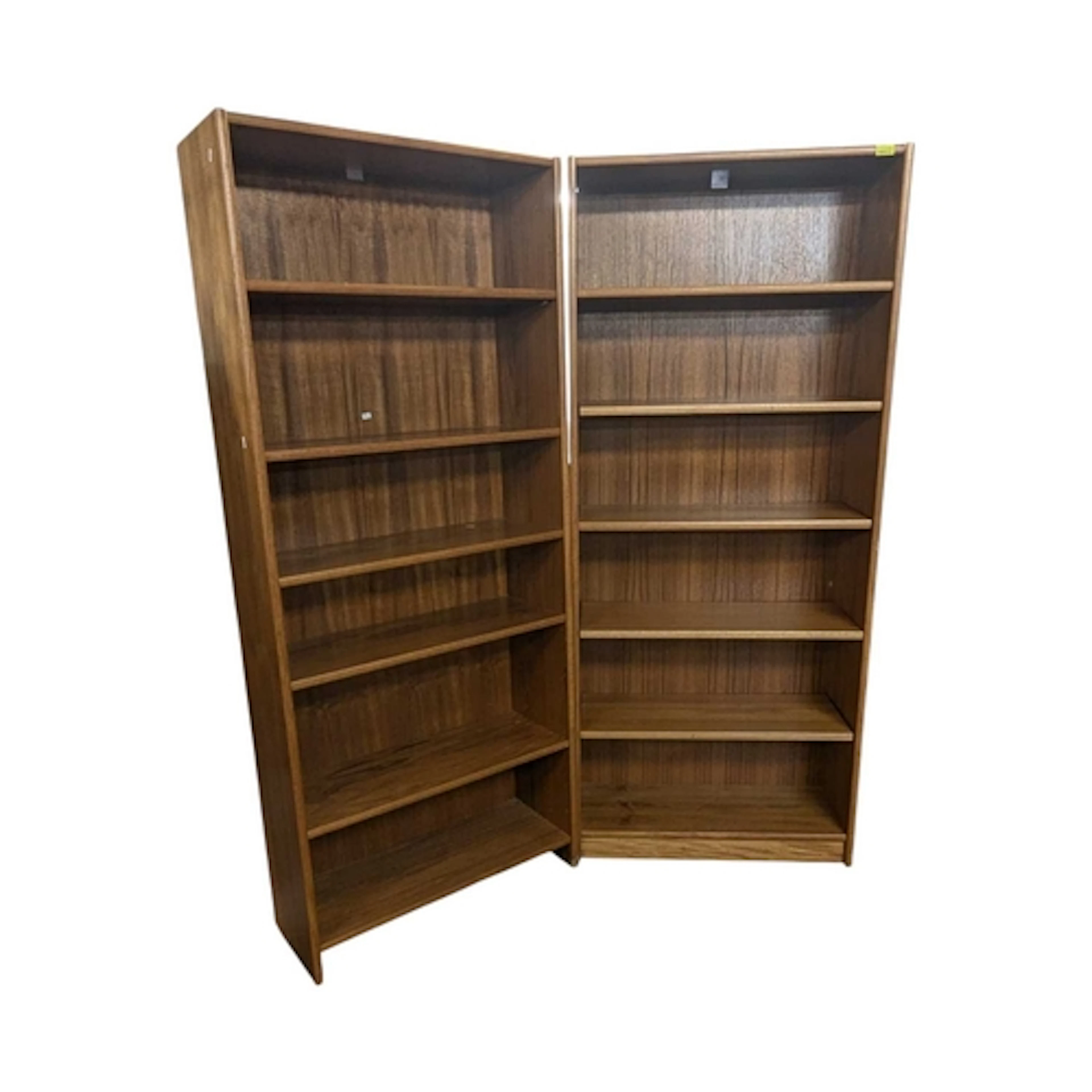 British Modern Design - Pair of late 20th century teak venee...