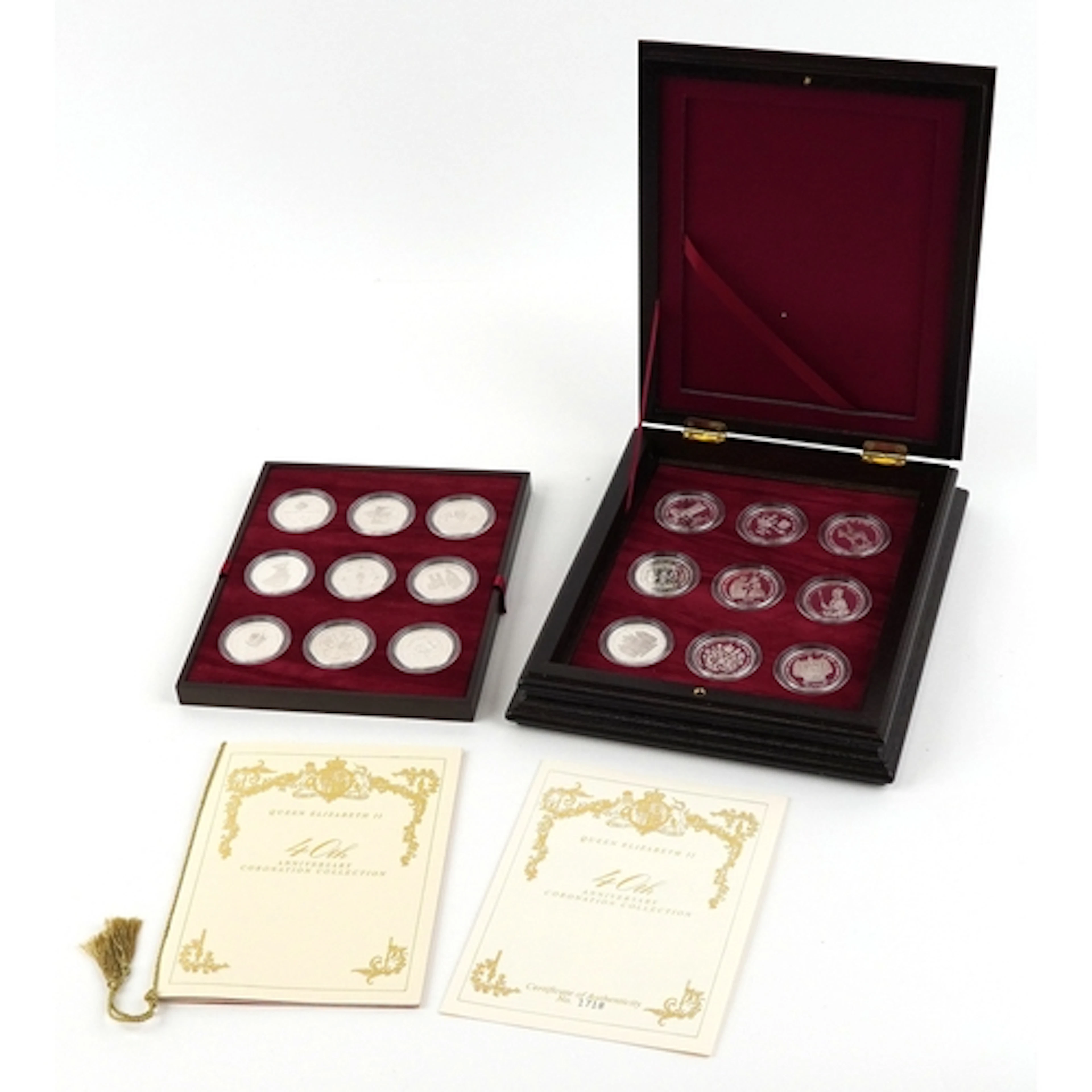 Queen Elizabeth II 1993 limited edition 40th Anniversary Cor...