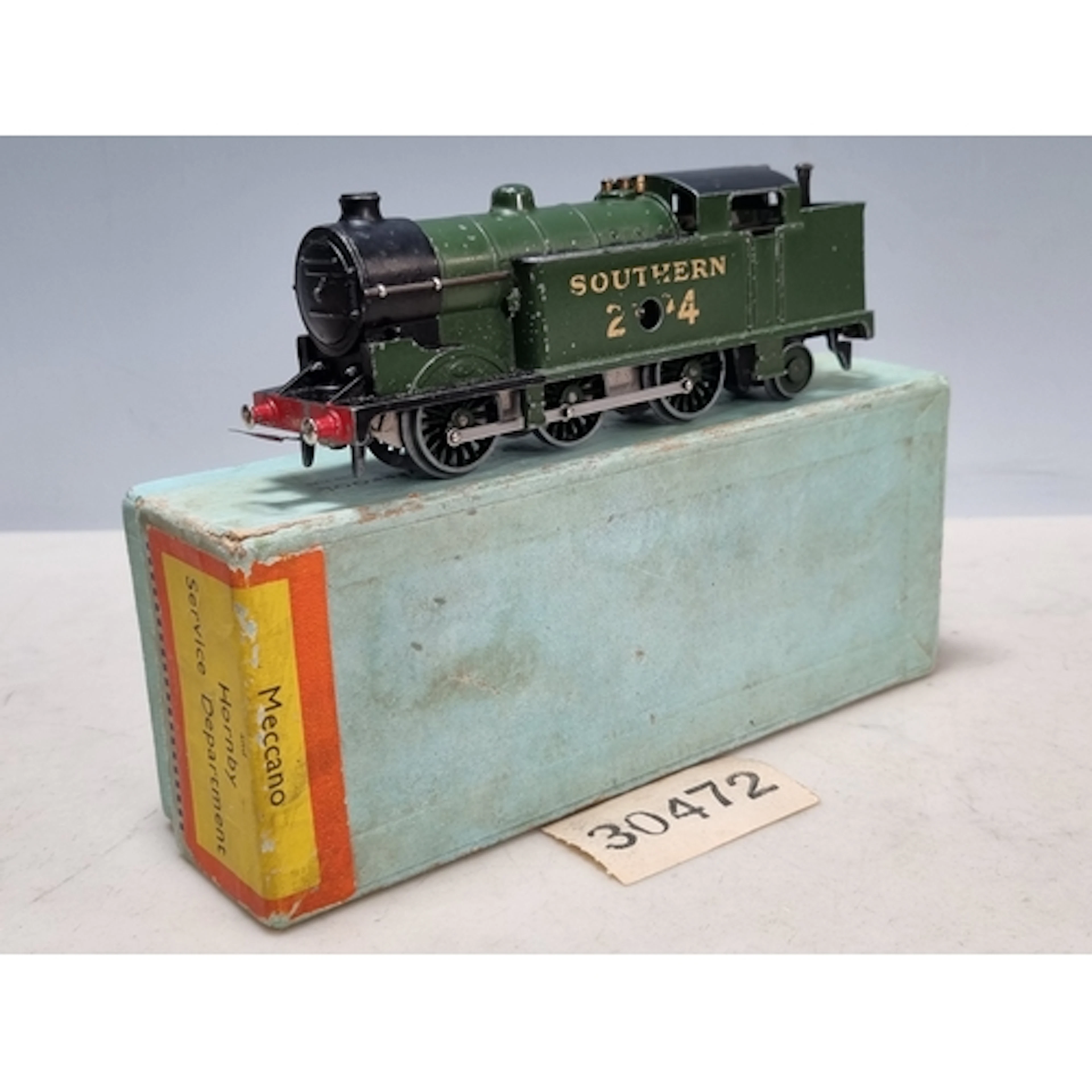 A rare boxed Hornby Dublo DL7 clockwork SR 0-6-2T Locomotive...