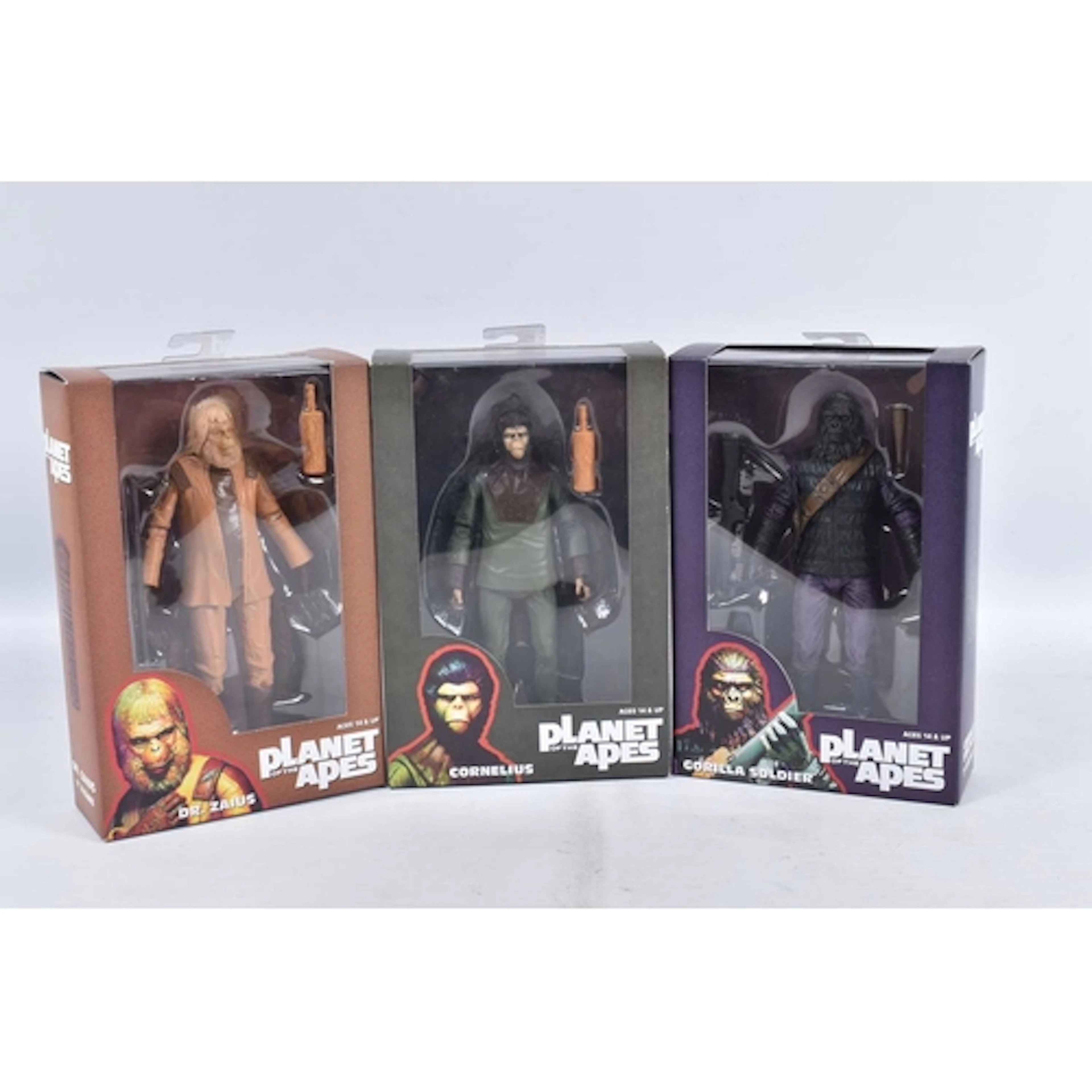 THREE SEALED BOXED 2014 NECA REEL TOYS 20TH CENTURY FOX PLAN...