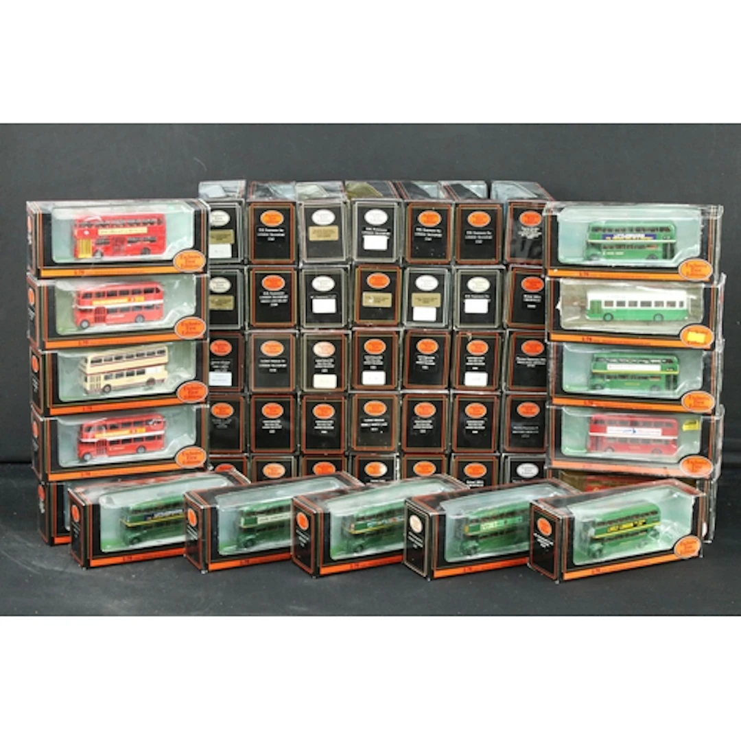 50 Boxed EFE Exclusive First Editions diecast model buses to...