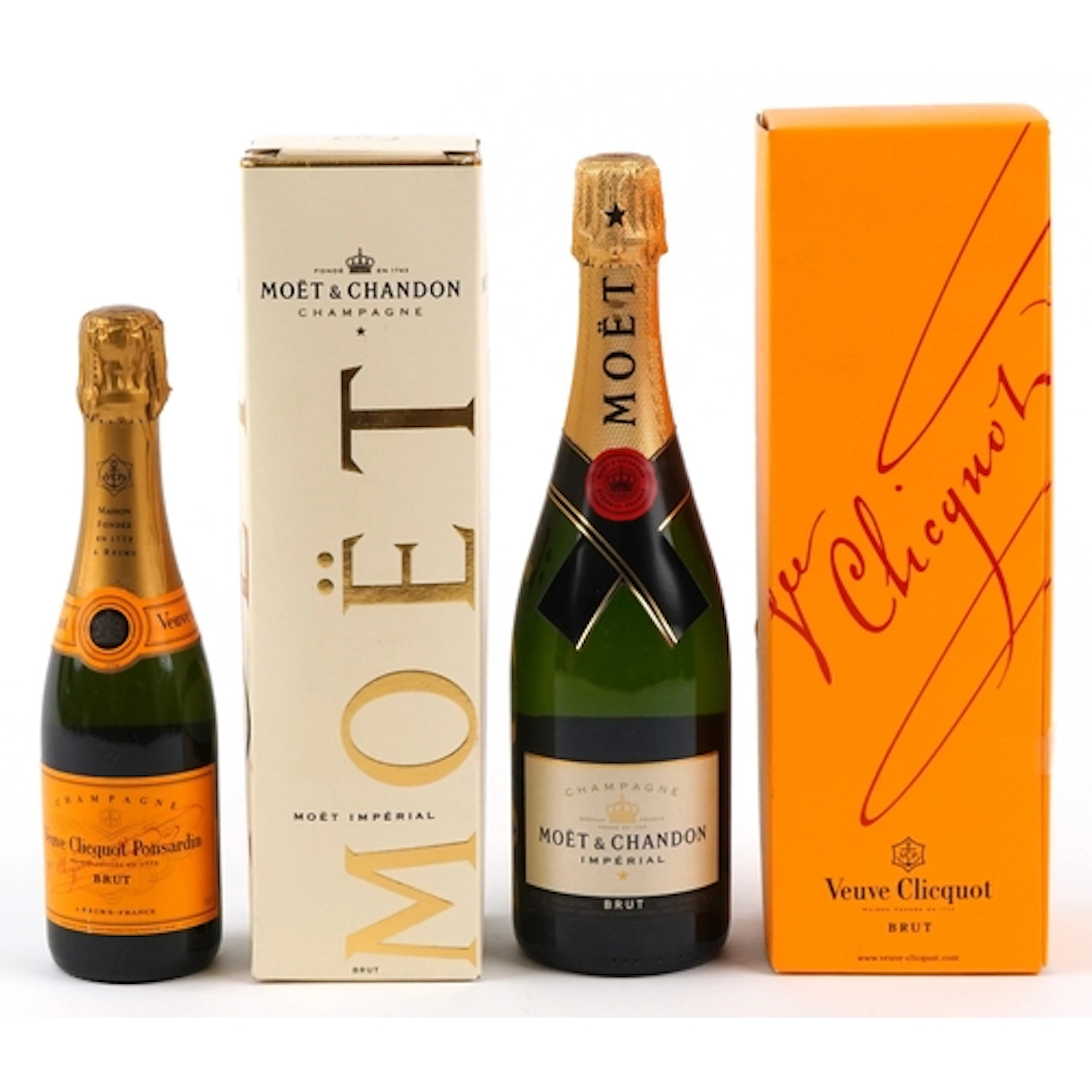 Three bottles of Champagne comprising 750ml Moët & Chandon I...