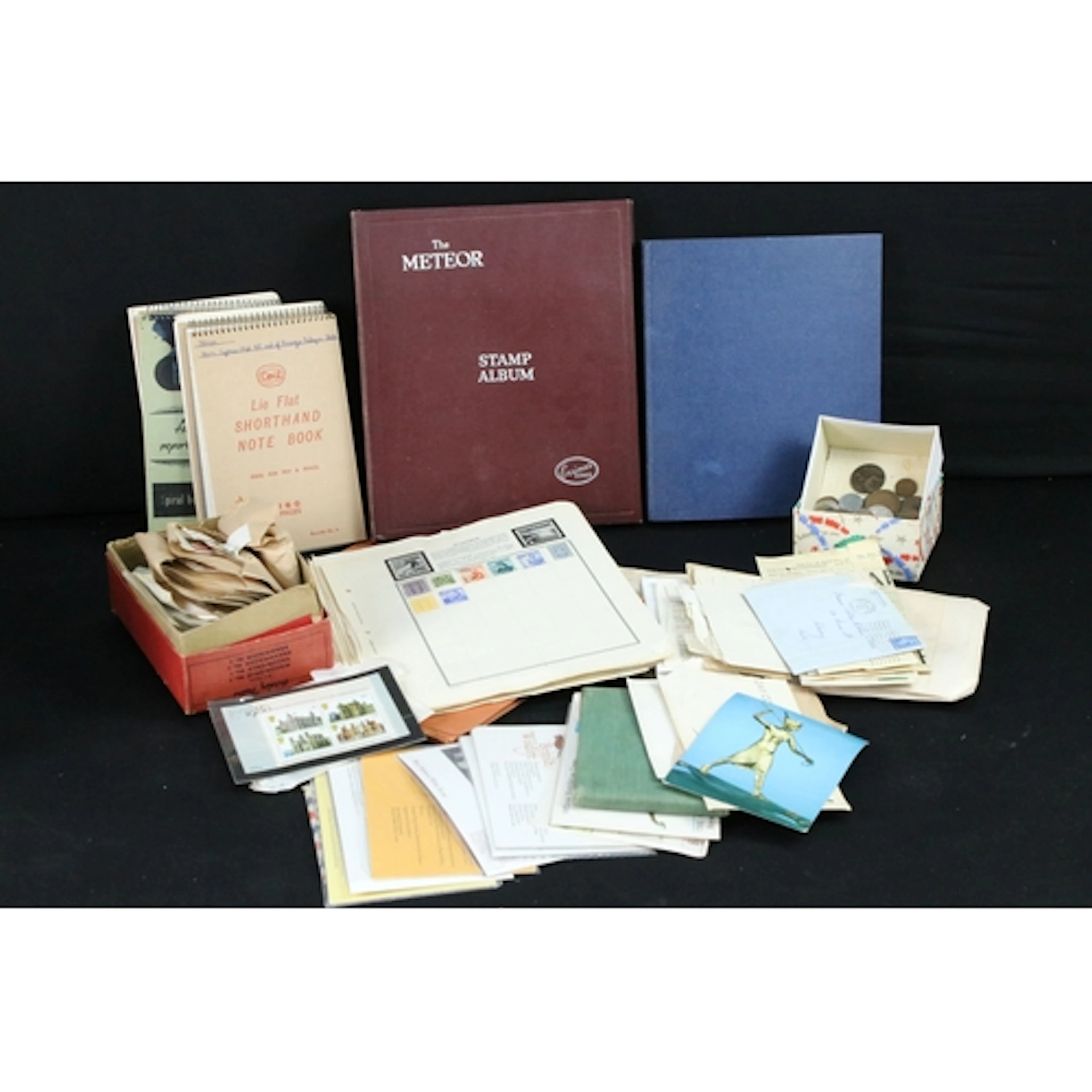 A small collection of British, Commonwealth and world stamps...