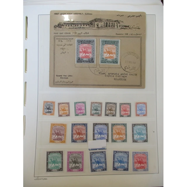 World misc M/U accum of mainly loose album pages and stock c...