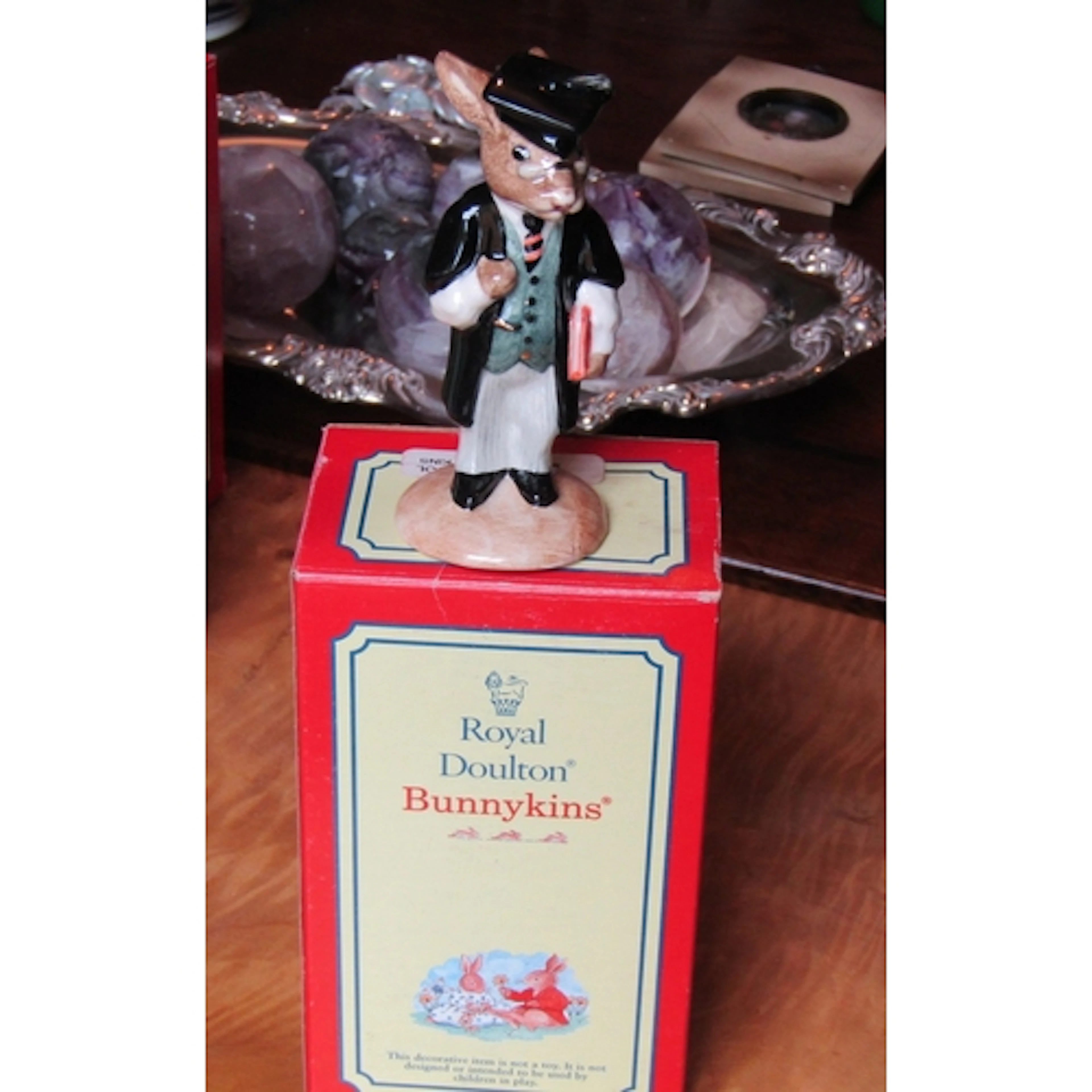 Royal Doulton Bunnykins Schoolmaster Bunnykins Fine Porcelai...