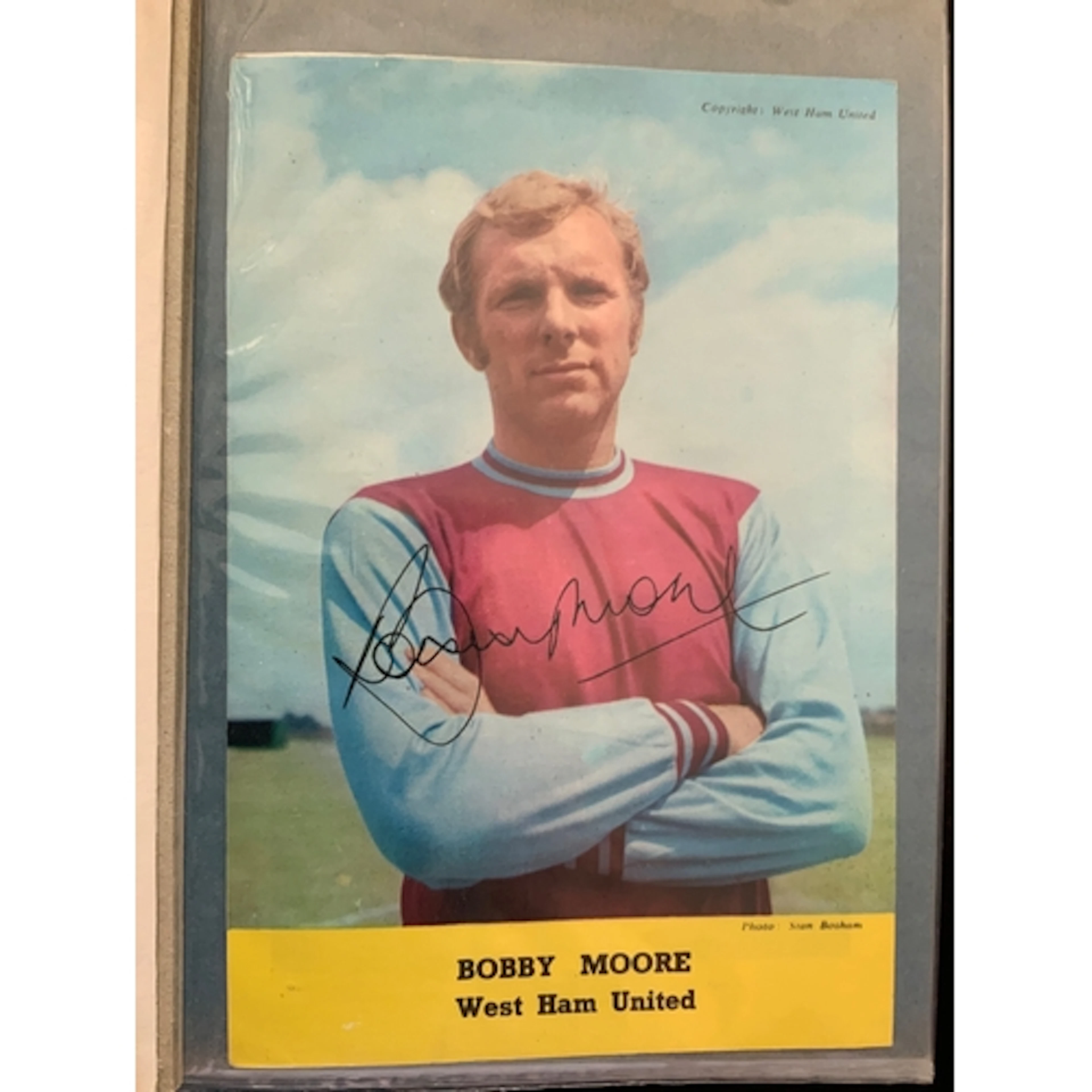 West Ham Signed Football Photos: Programme inserts from the ...