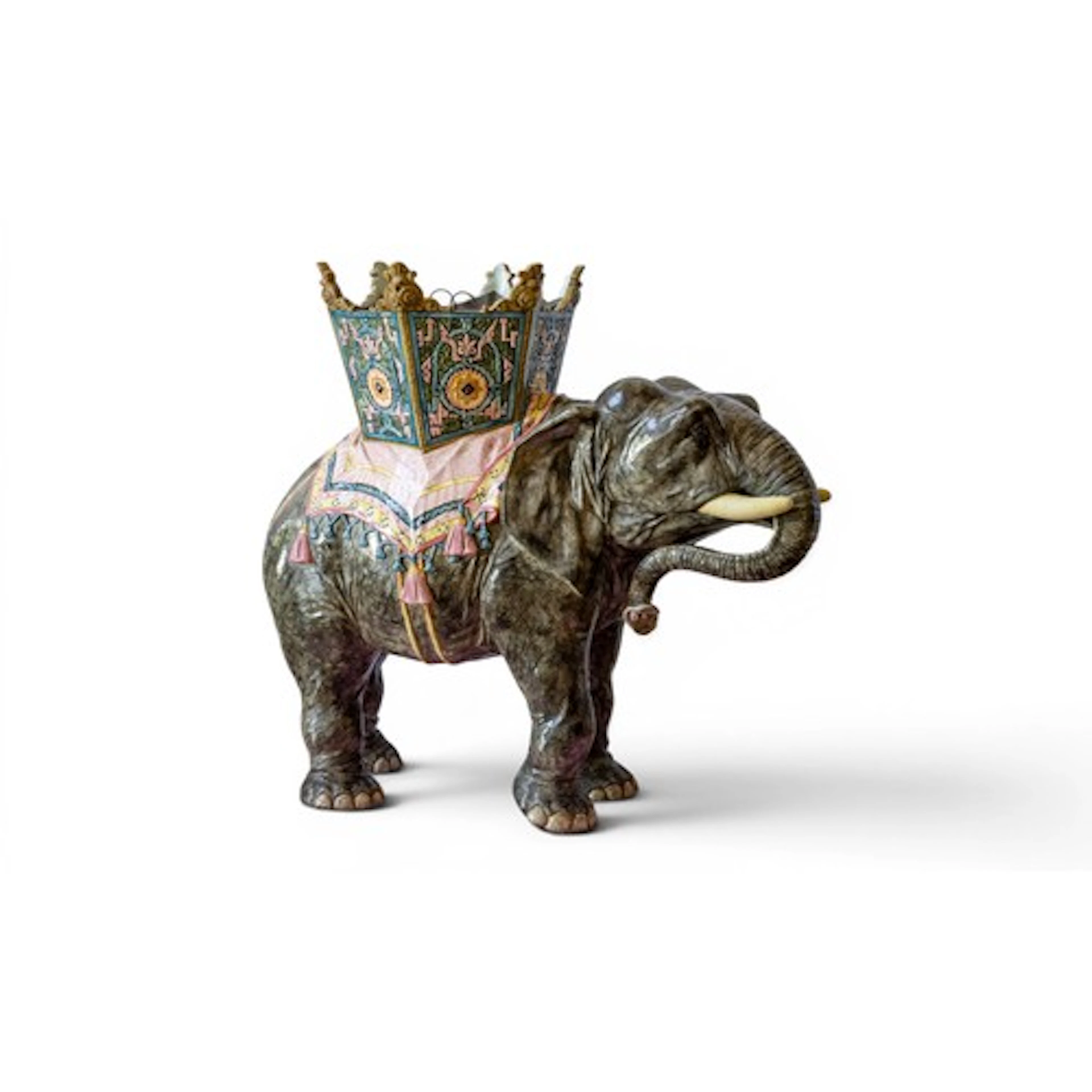 ATTRIBUTED TO DELPHIN MASSIER (1836-1907), A LARGE AND IMPRE...