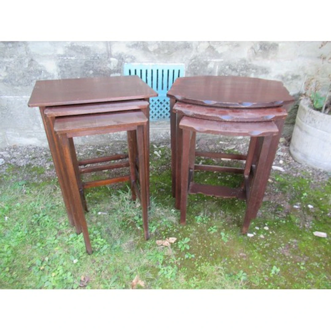 Two nests of tables