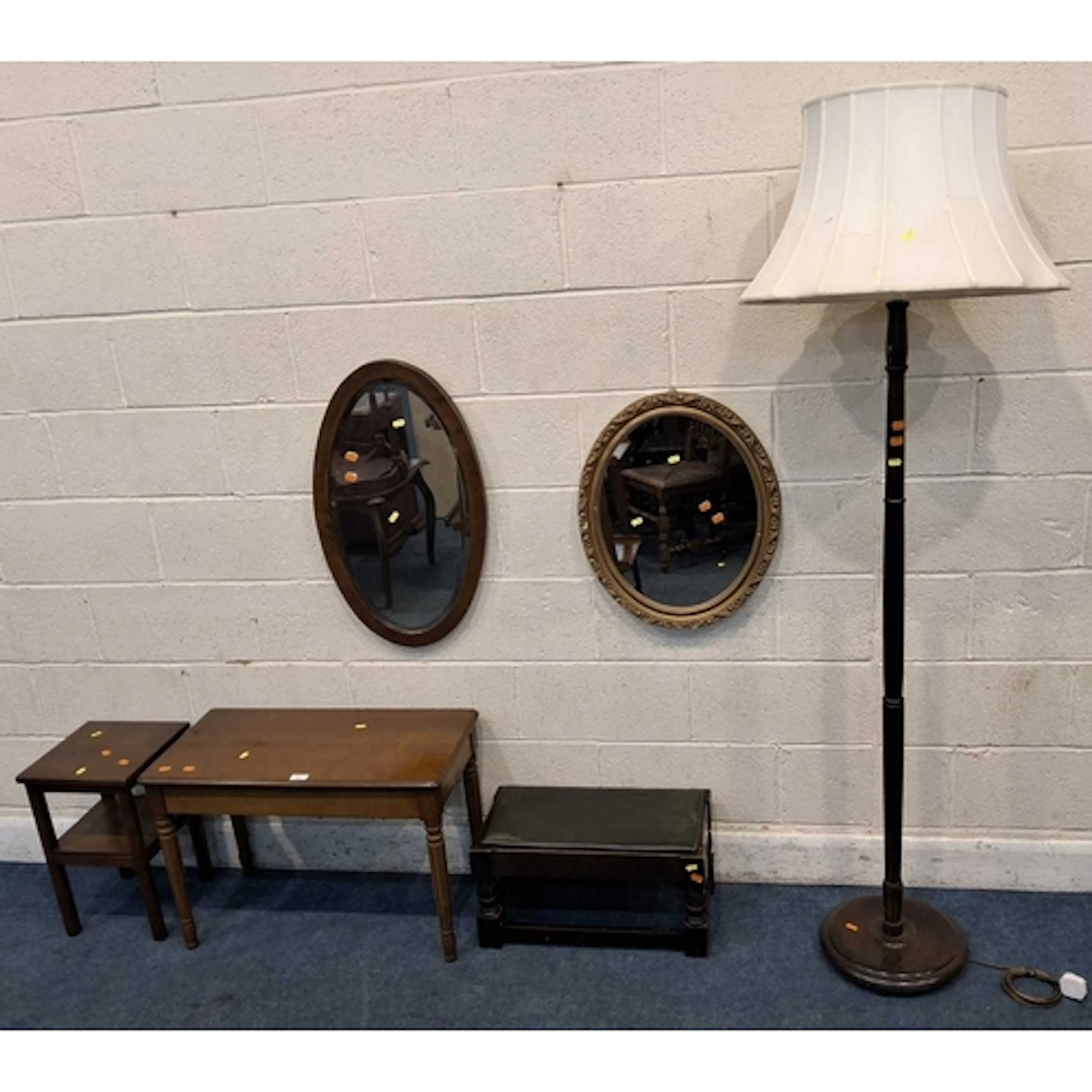 A SELECTION OF OCCASIONAL FURNITURE, to include a piano stoo...