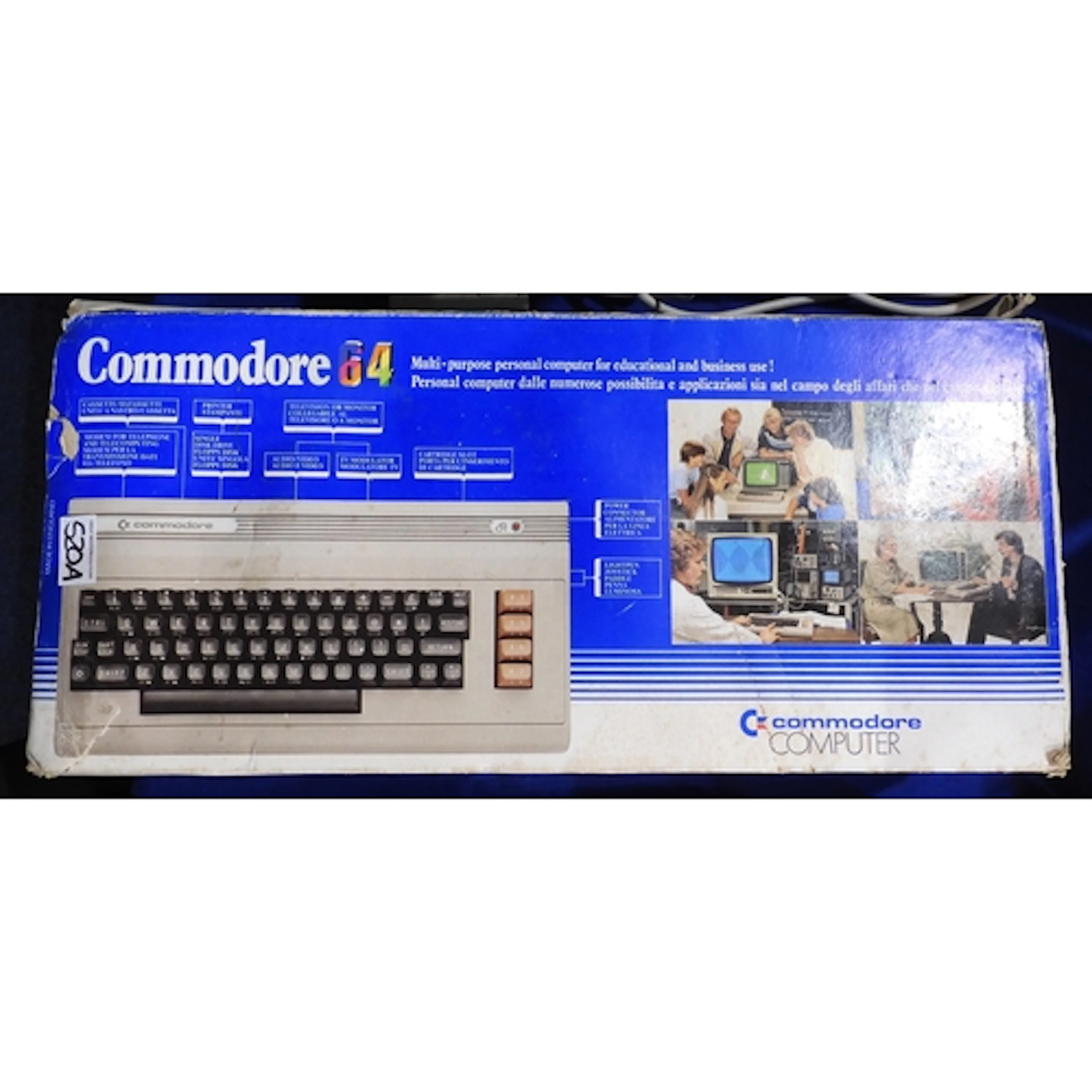 A boxed Commodore 64 Personal Computer