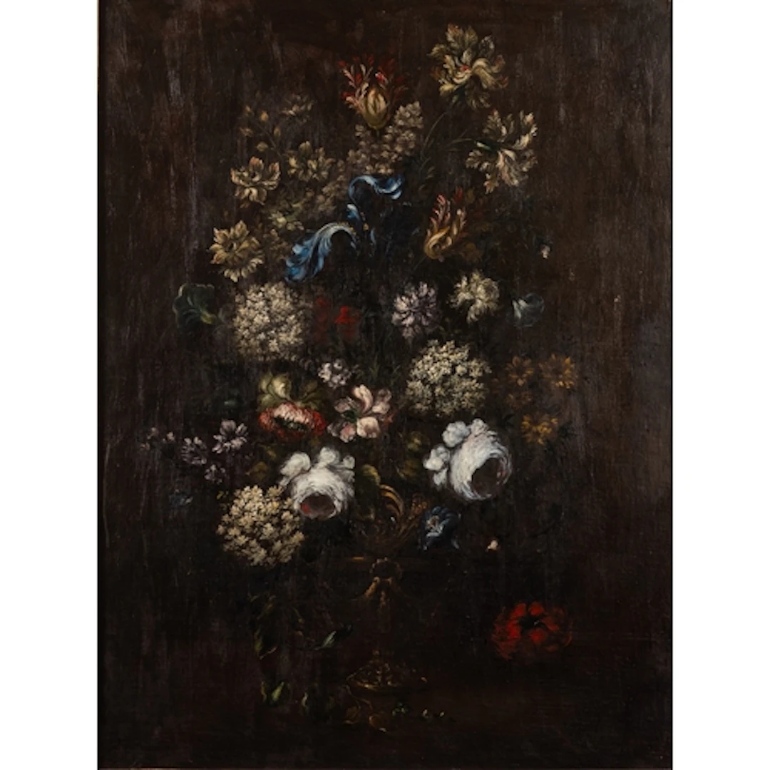 20th Century hand after Juan de Arellano - Vase of flowers -...