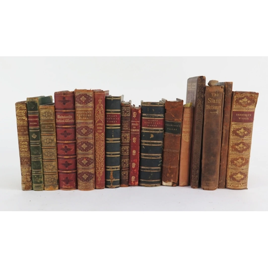 Assorted poetical works and anthologies including Scott's La...