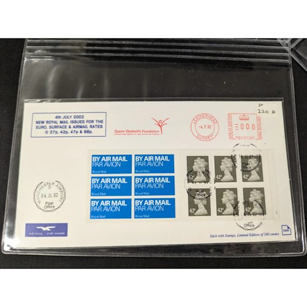Stamps : QEII 2002 Extremely rare booklet fdc`s x 3,The book...