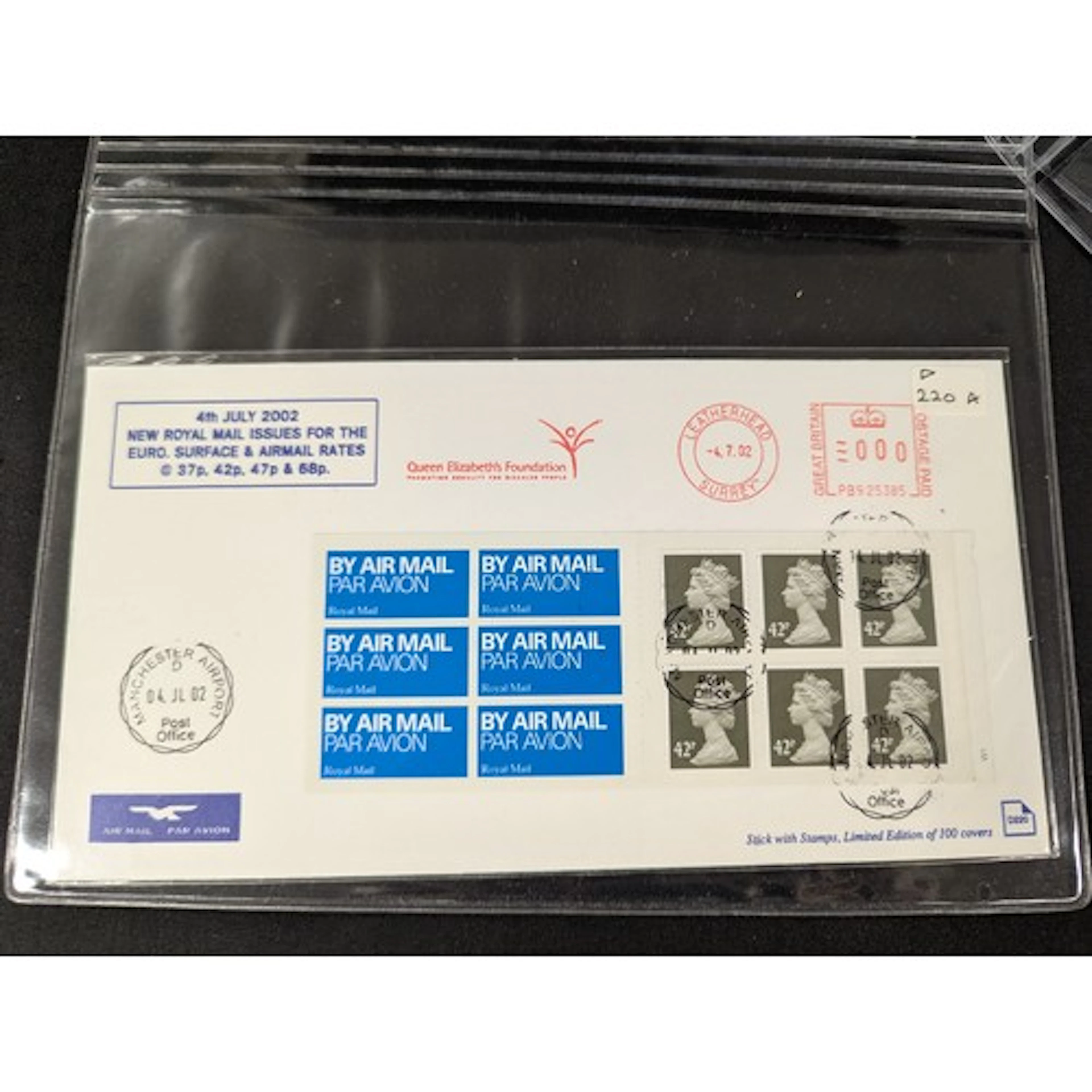 Stamps : QEII 2002 Extremely rare booklet fdc`s x 3,The book...
