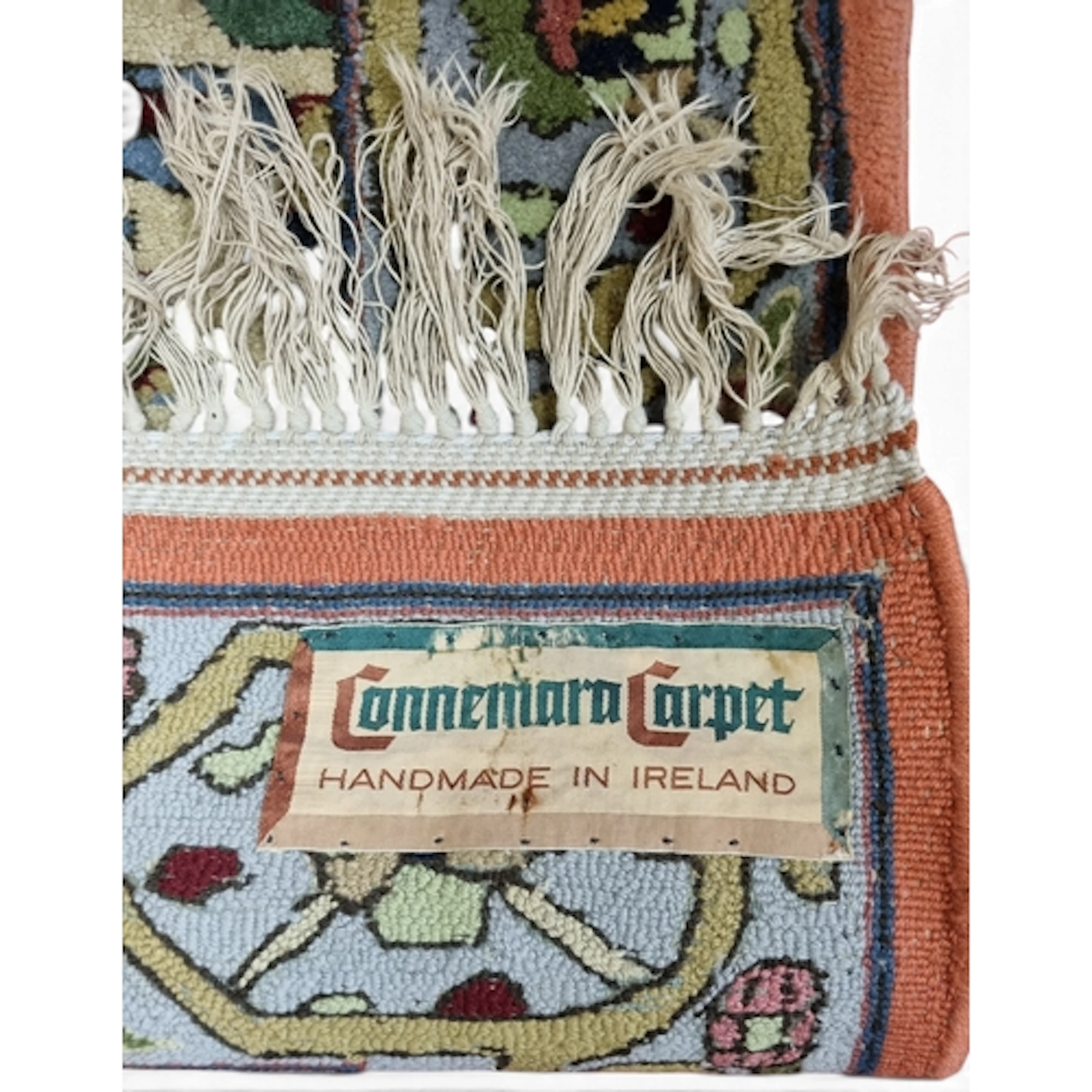A handmade Irish Connemara Runner. 205 x 106 cm approx.