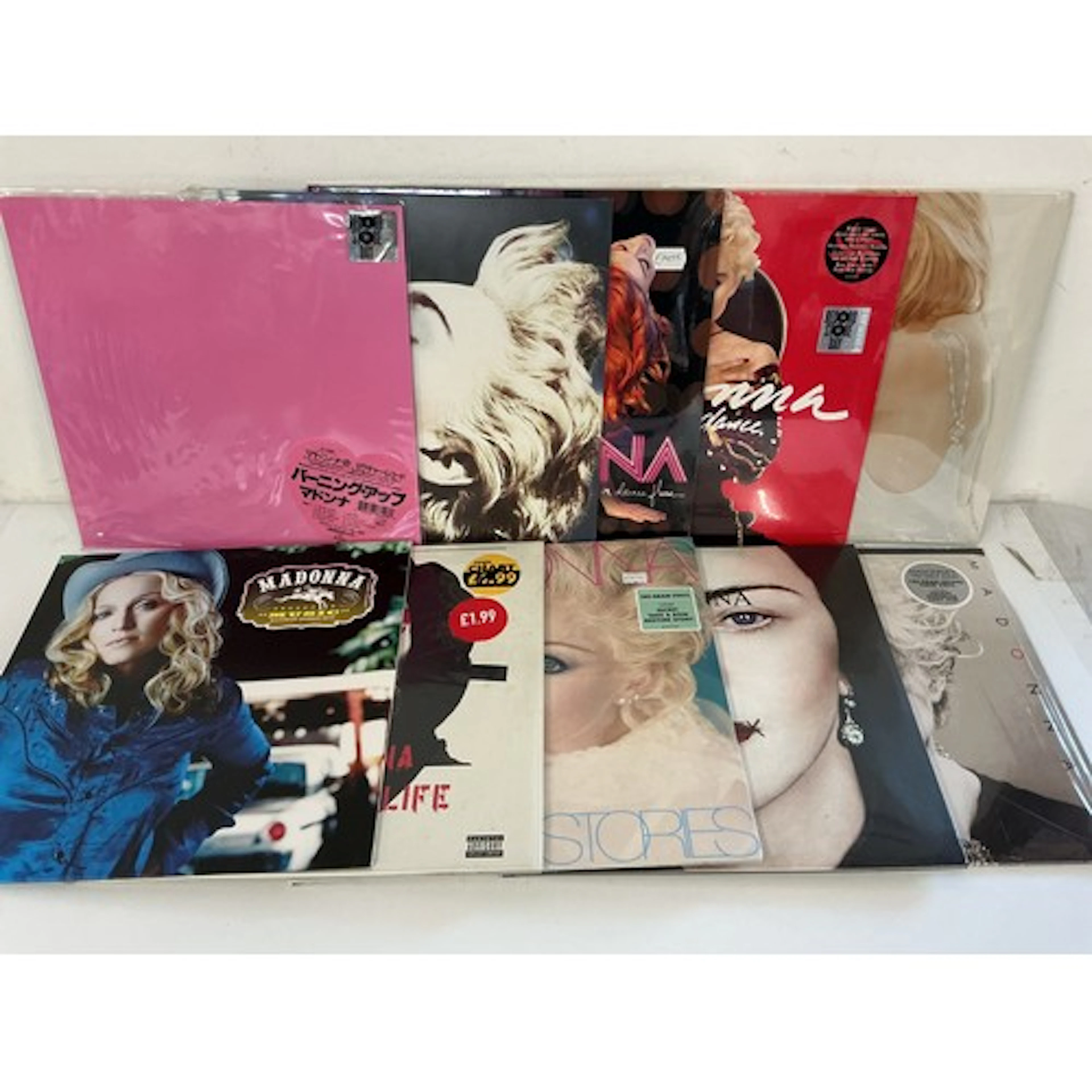 Ten Madonna LPs comprising RSD exclusives, sealed 180g press...