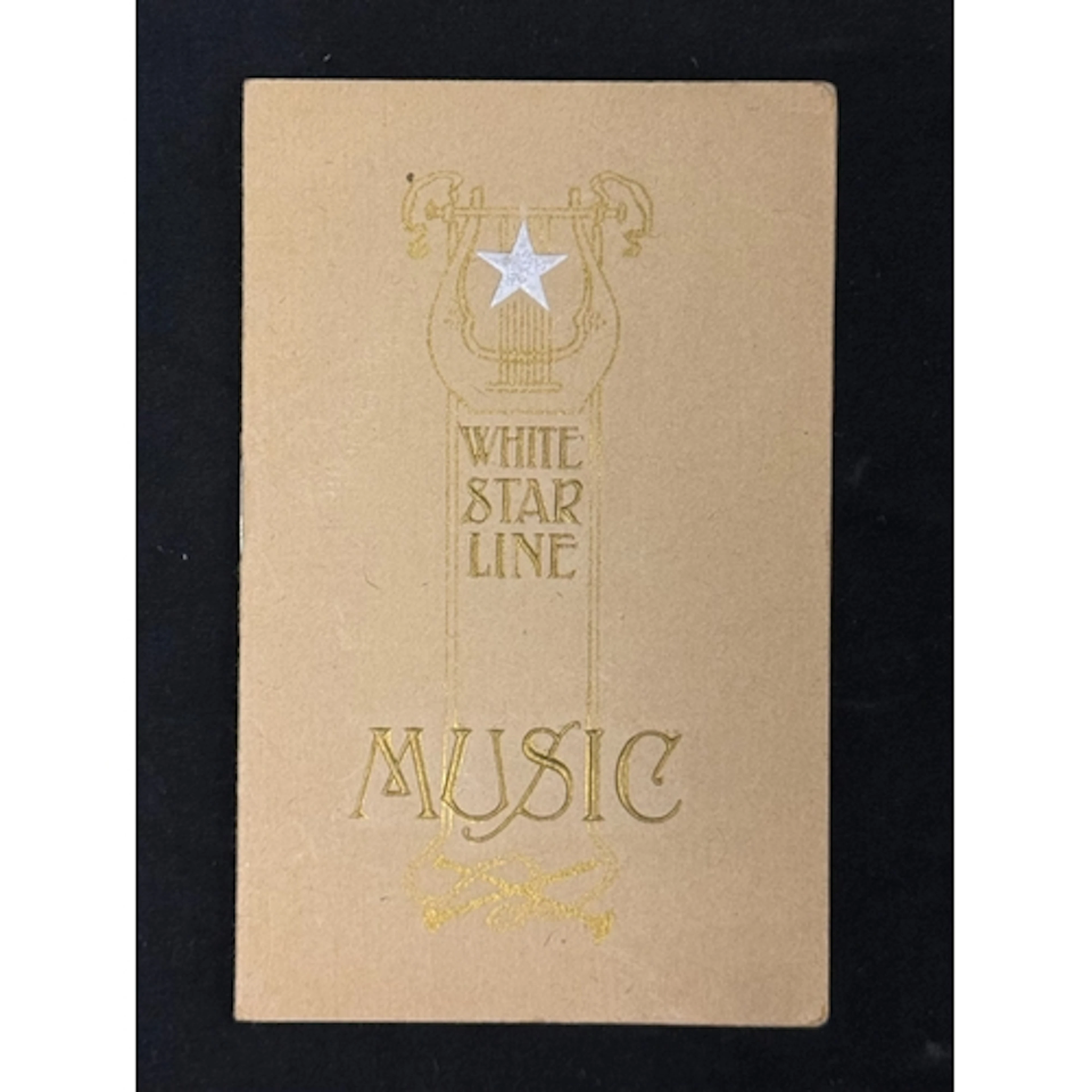White Star Line: White Star Line: Rare First-Class book of ...