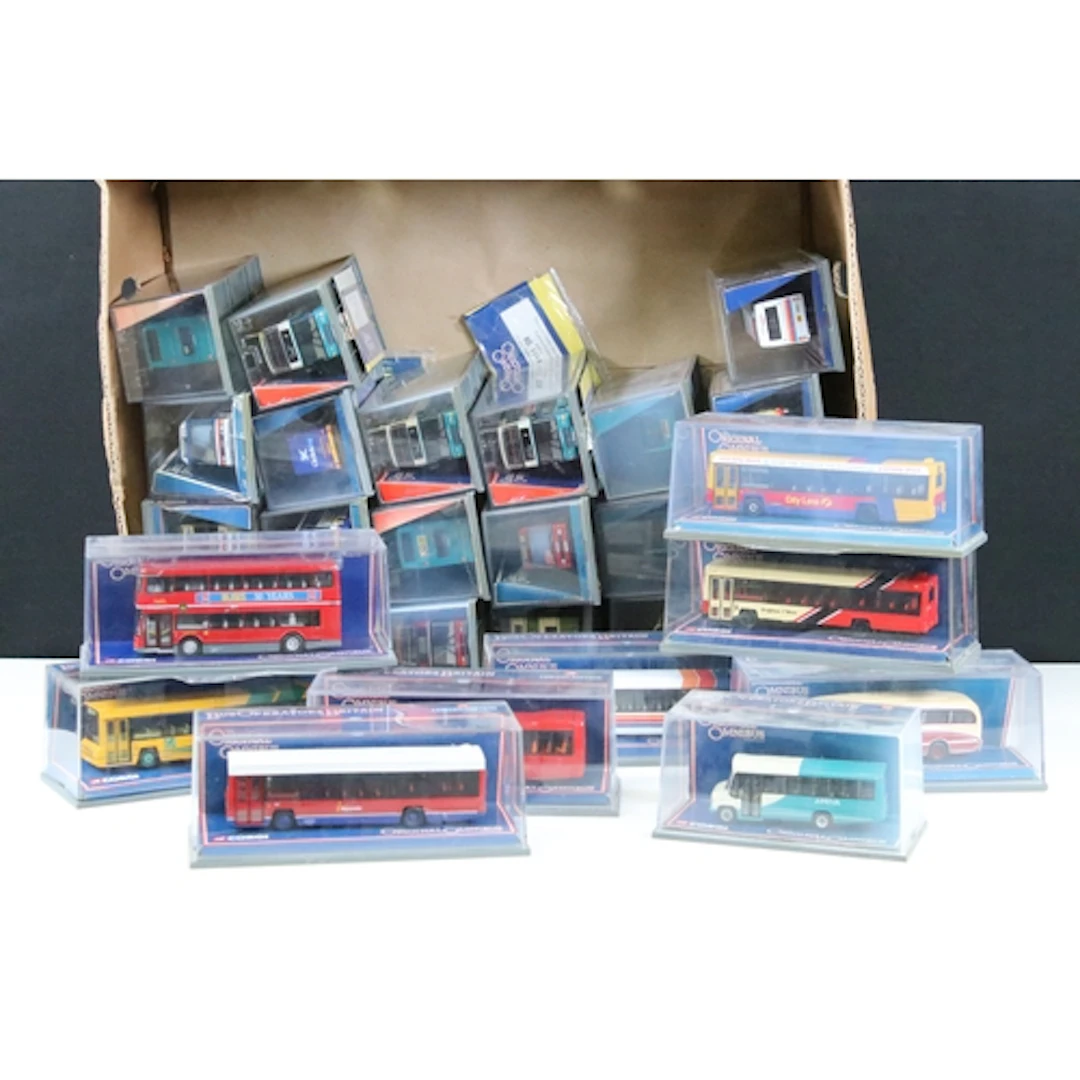 30 Boxed / cased Corgi Original Omnibus Bus Operators In Bri...