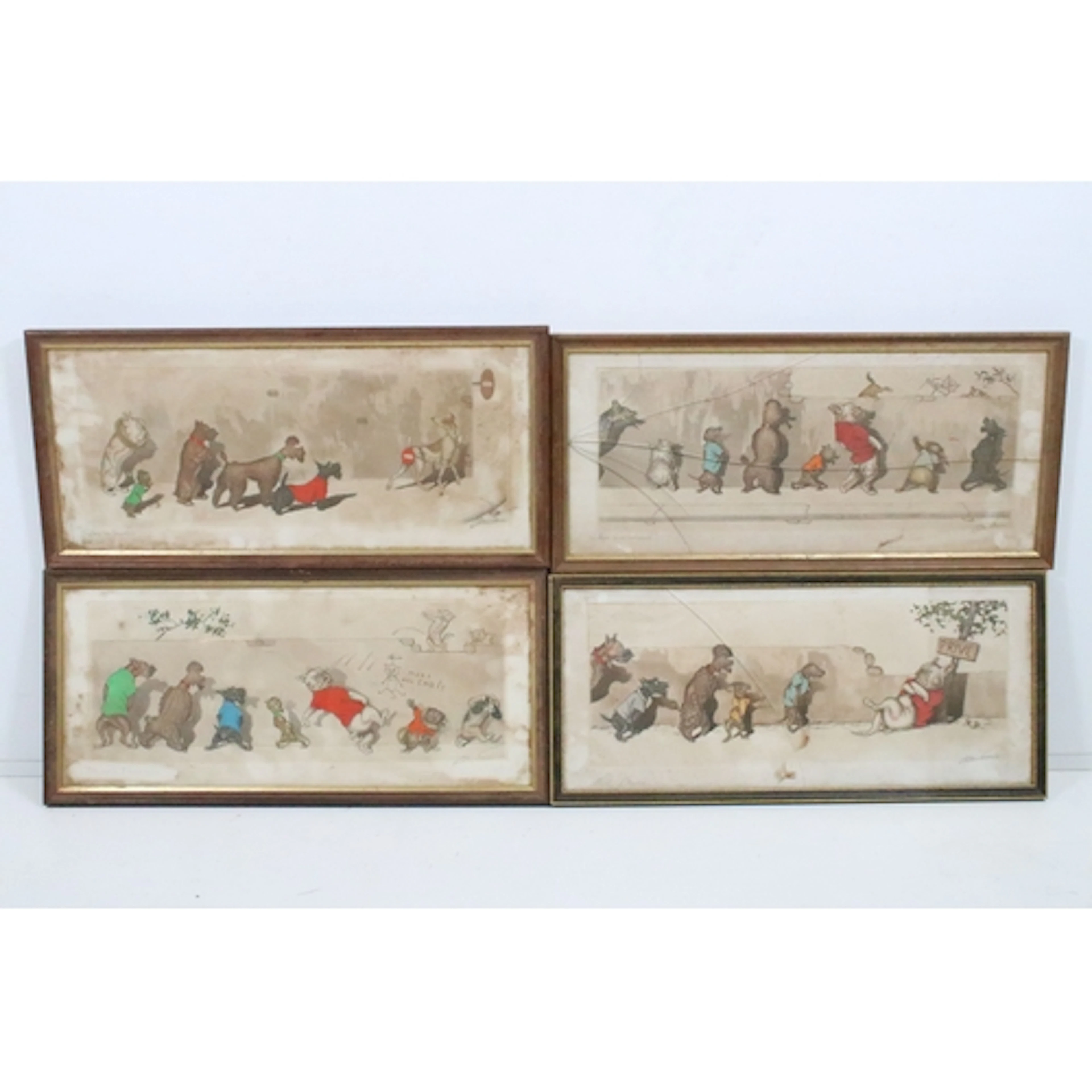 Boris O'Klein (Russian/French, 1893 – 1985), a set of four '...