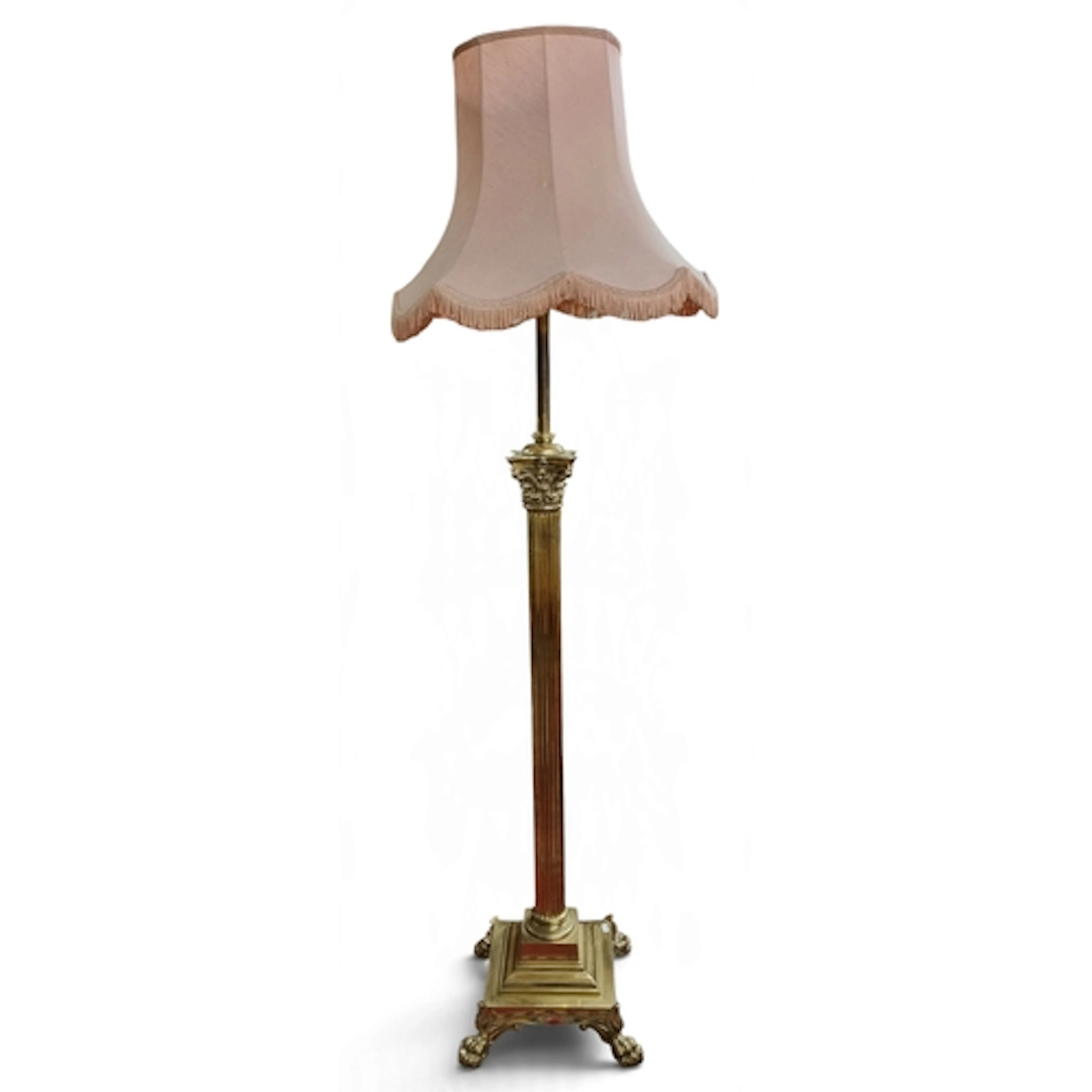A fantastic 20th Century Brass Standard Lamp of superb heavy...