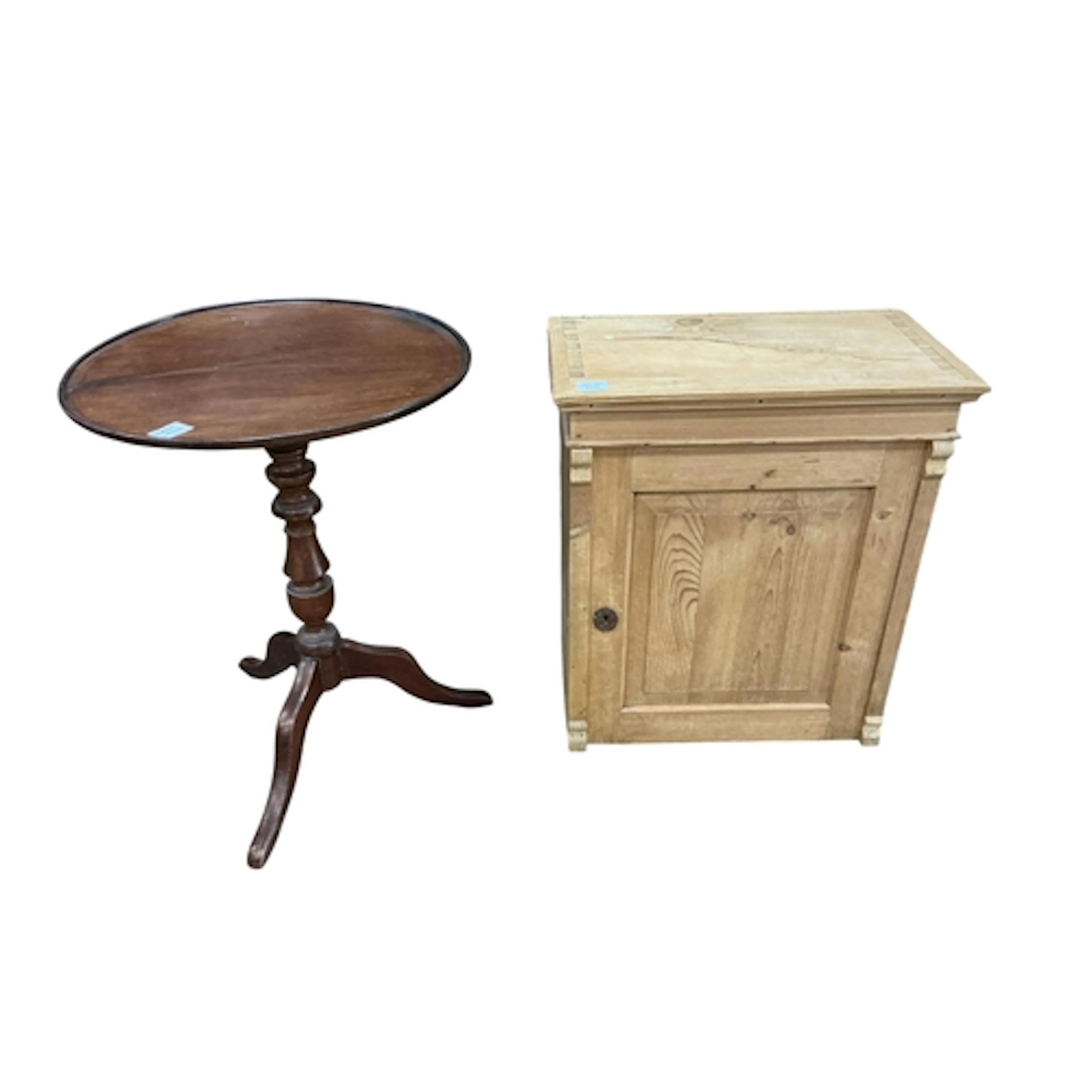 A Victorian mahogany tripod wine table, diameter 54cm, heigh...