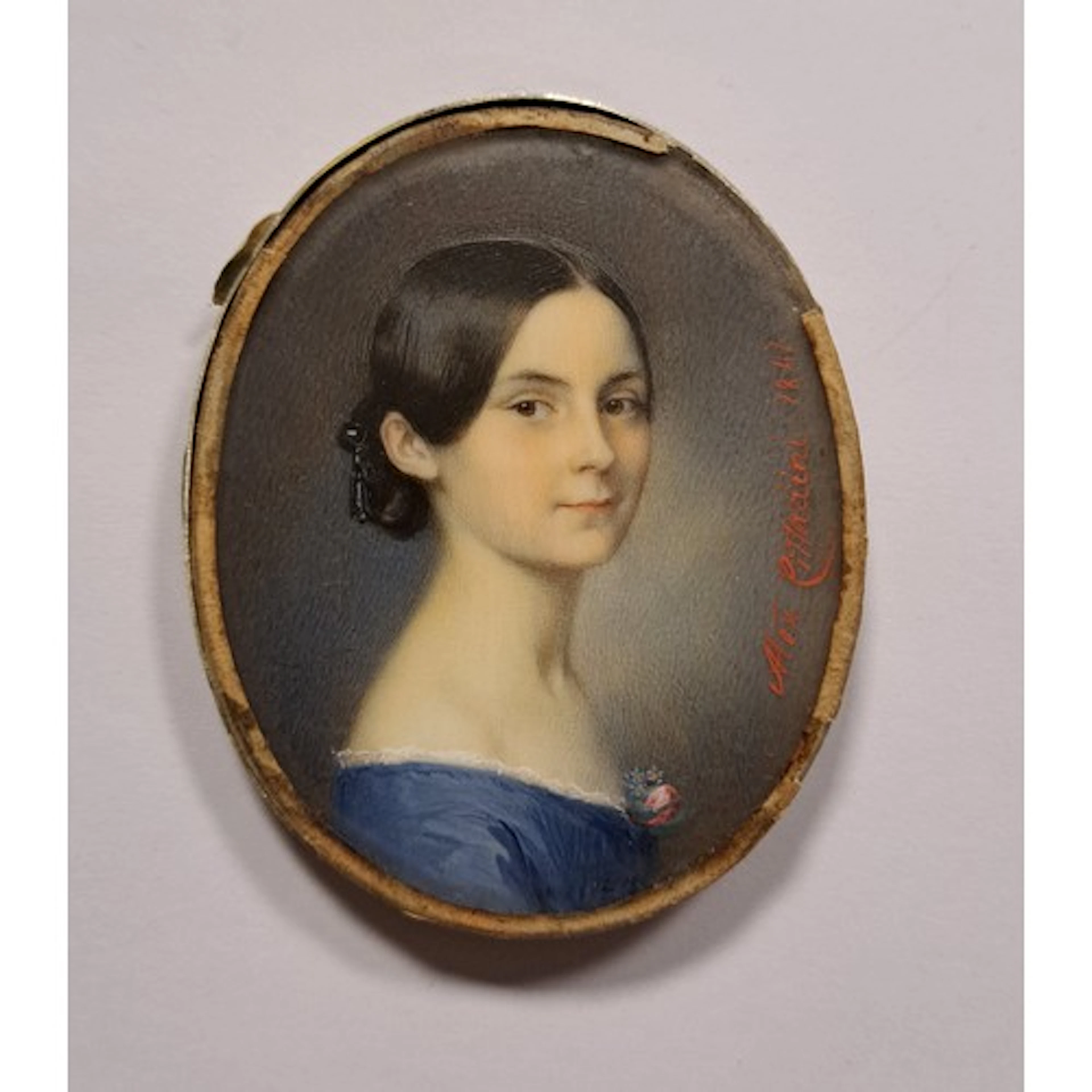 ALESSANDRO CITTADINI (ITALIAN, 1820-1877) - PORTRAIT MINIATU...