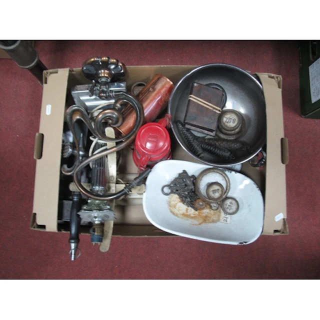 Metalware, including Neoclassical silver-plated wine cooler ...