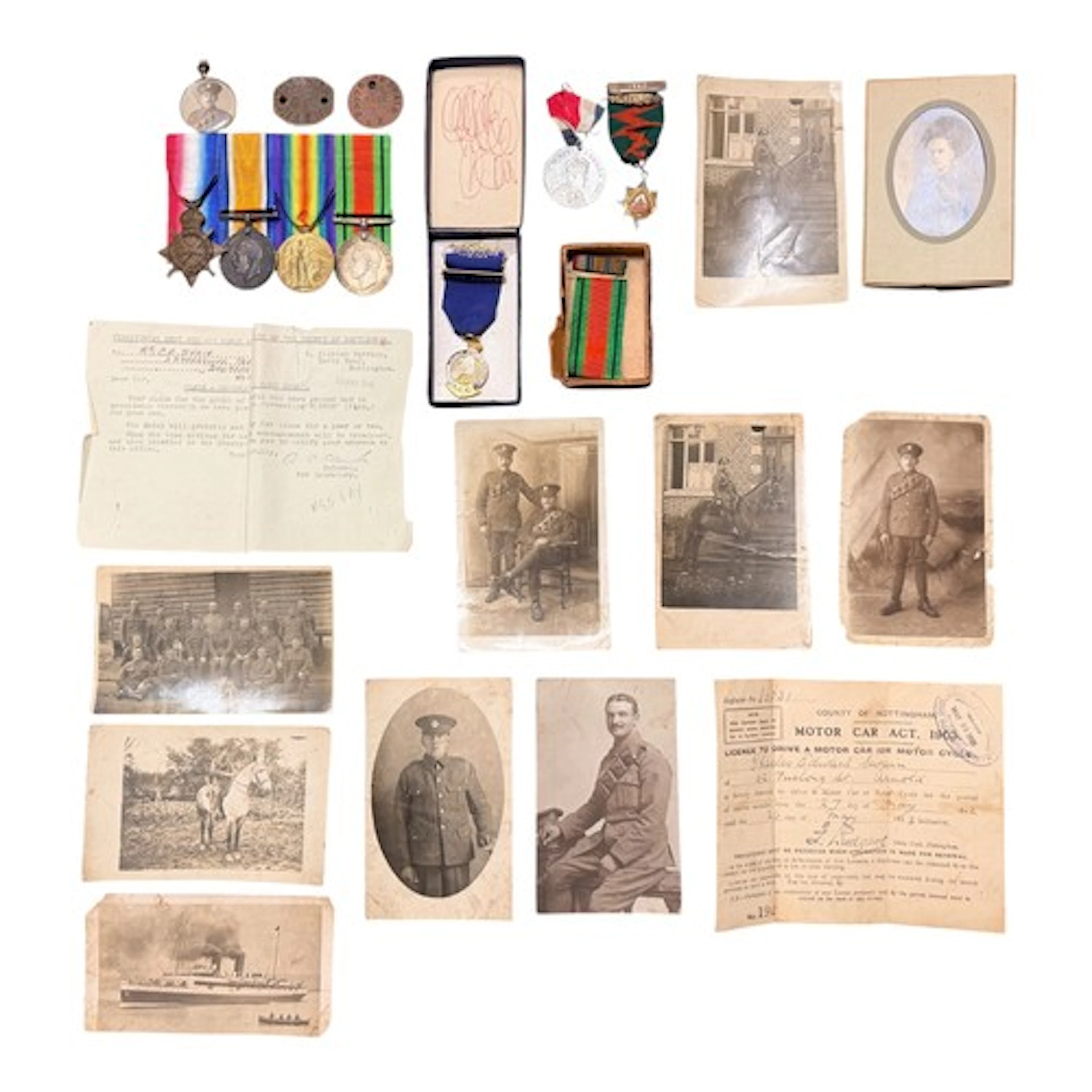 WW1 / WW2 Home Guard British Medal group to 28976 Driver CE ...