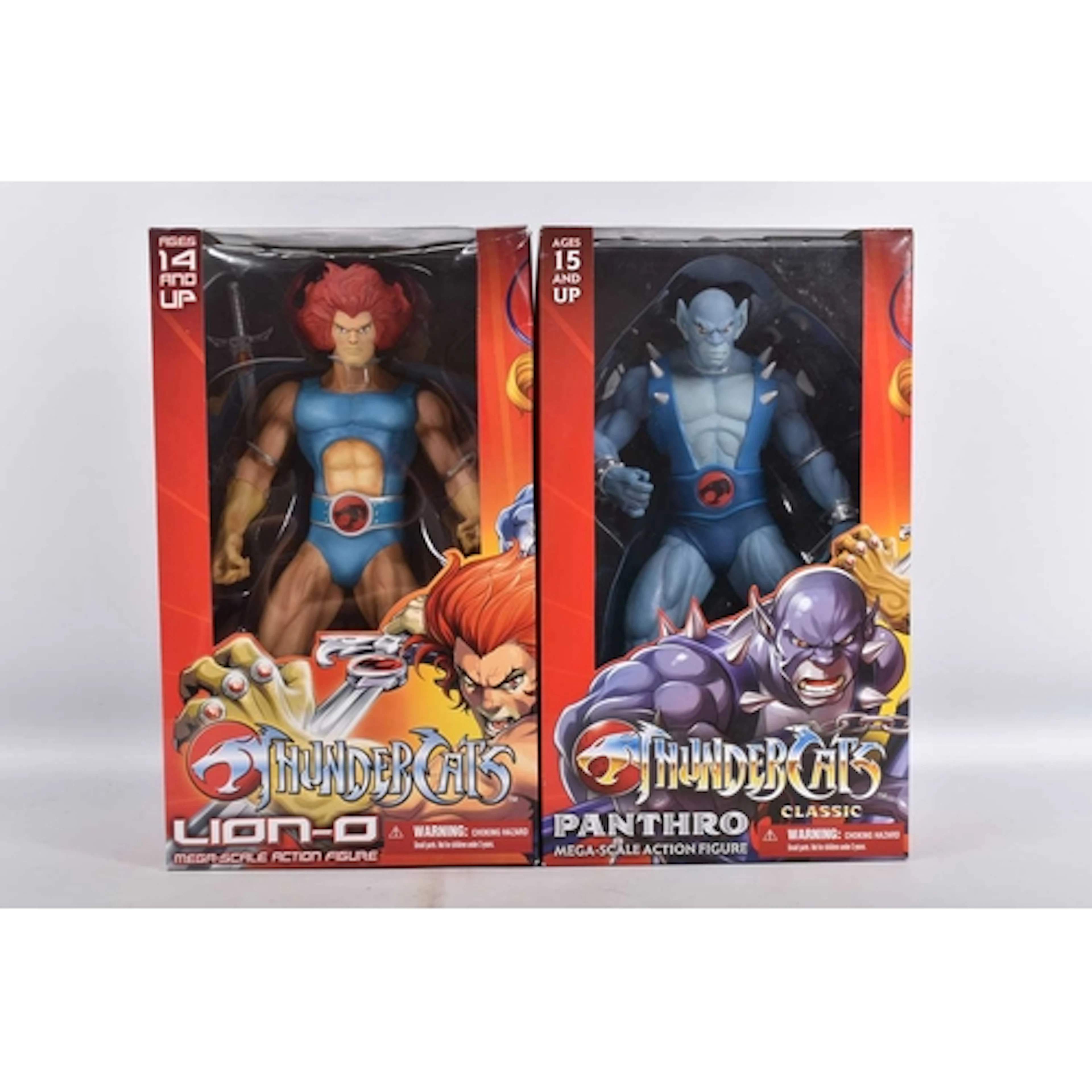 TWO BOXED SEALED MEZCO WARNER BROS. THUNDERCATS MEGA-SCALE A...