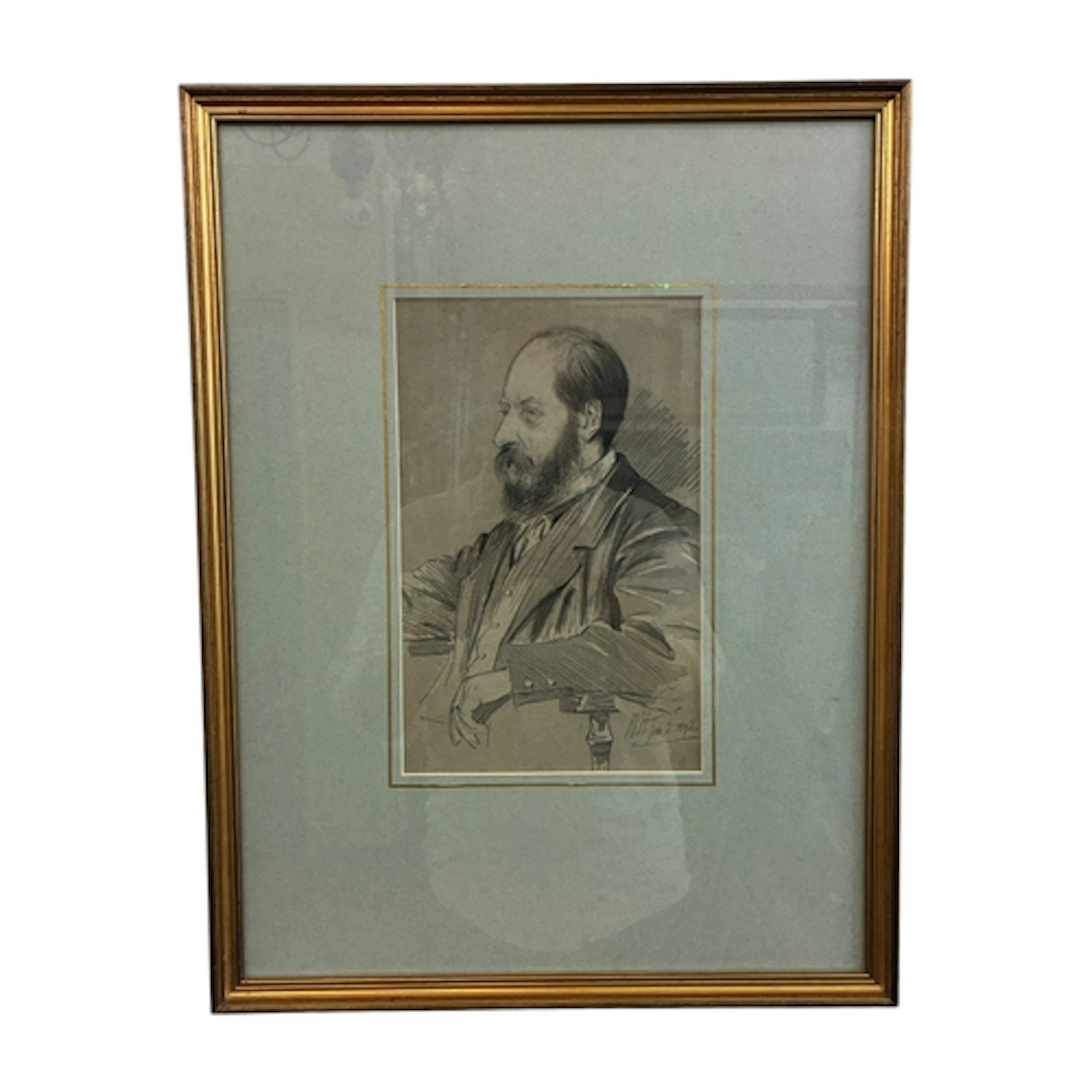 British School, 19th Century - Portrait of Sir James D. Lint...