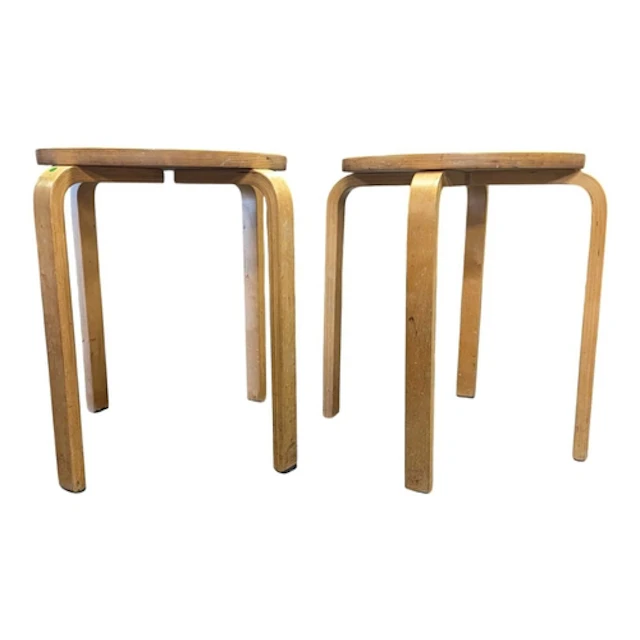 In the manner of Alvar Aalto - A pair of retro 20th century ...