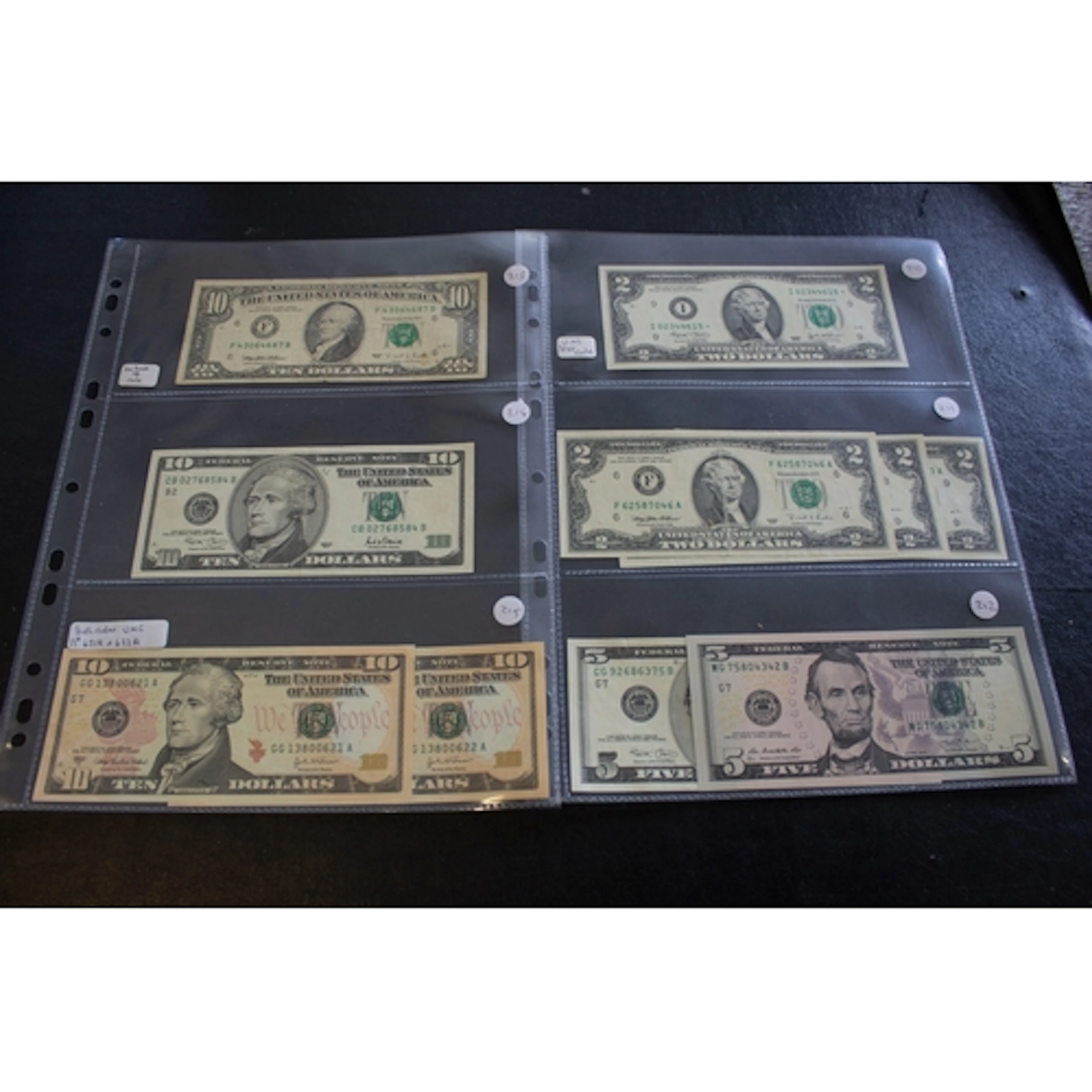 USA. Collection of 1935-2013 banknotes and silver certificat...