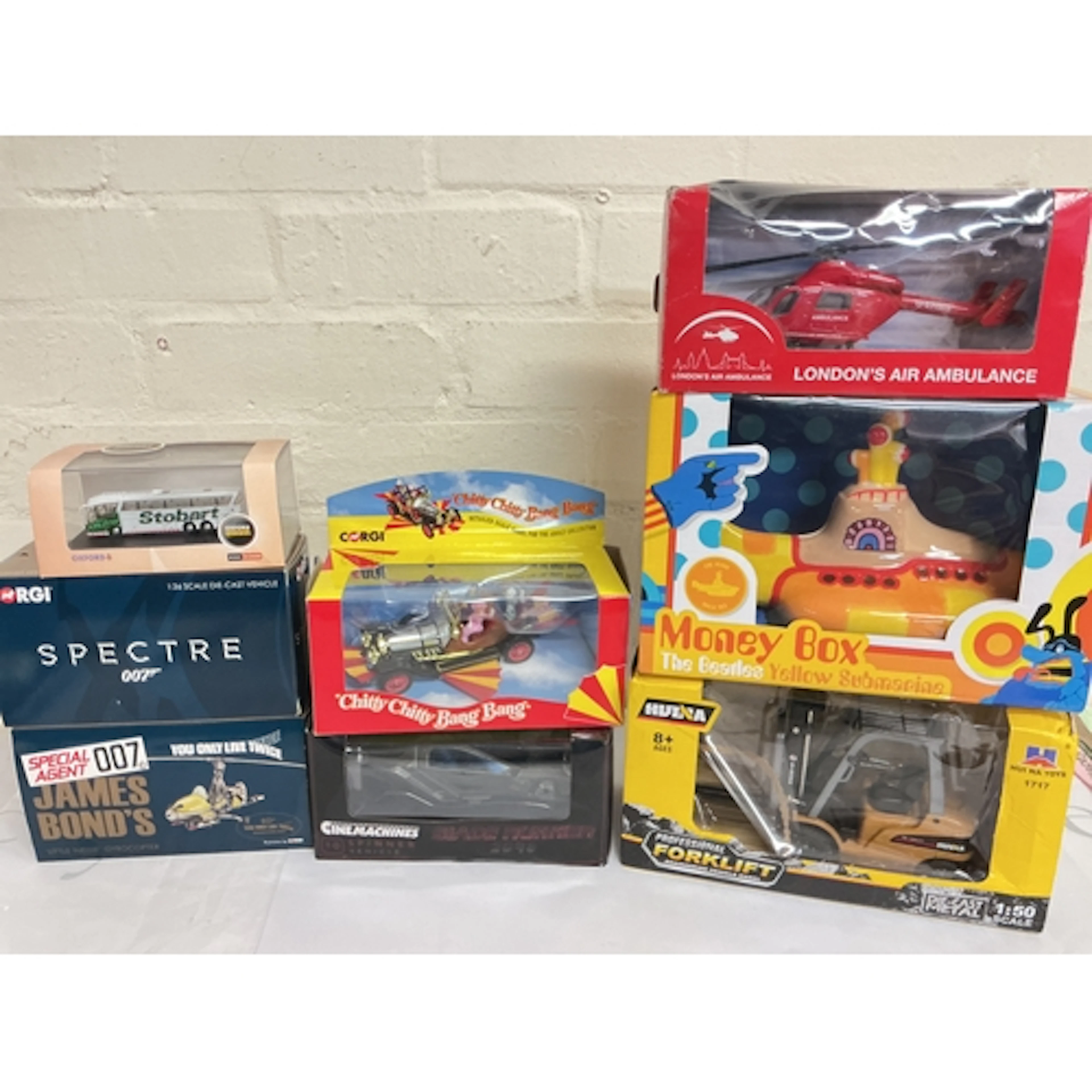 A Collection Of Boxed Diecast Including Corgi, Cine Machines...