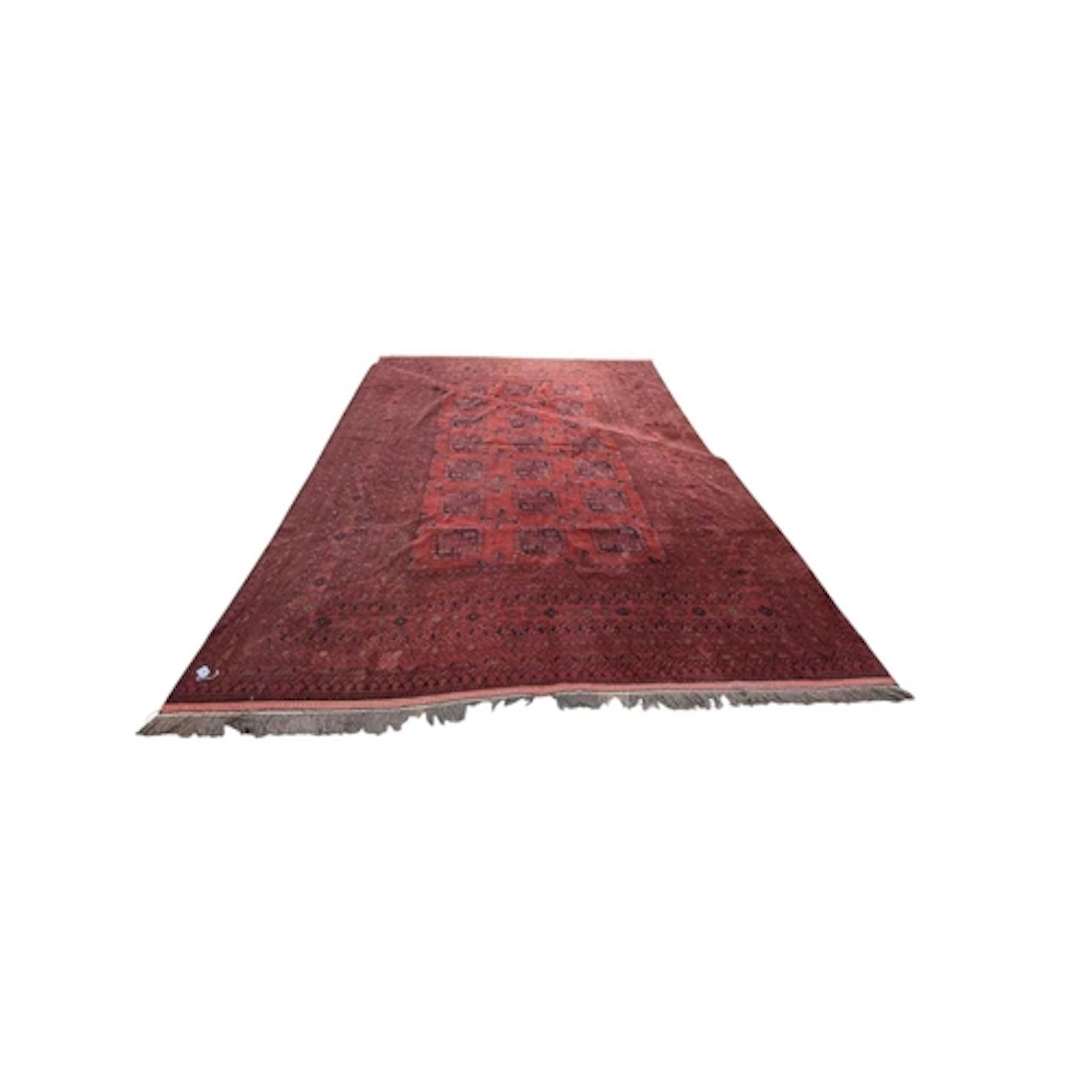 A 20th century Afghan Khal Mohammadi wool rug / carpet. The ...