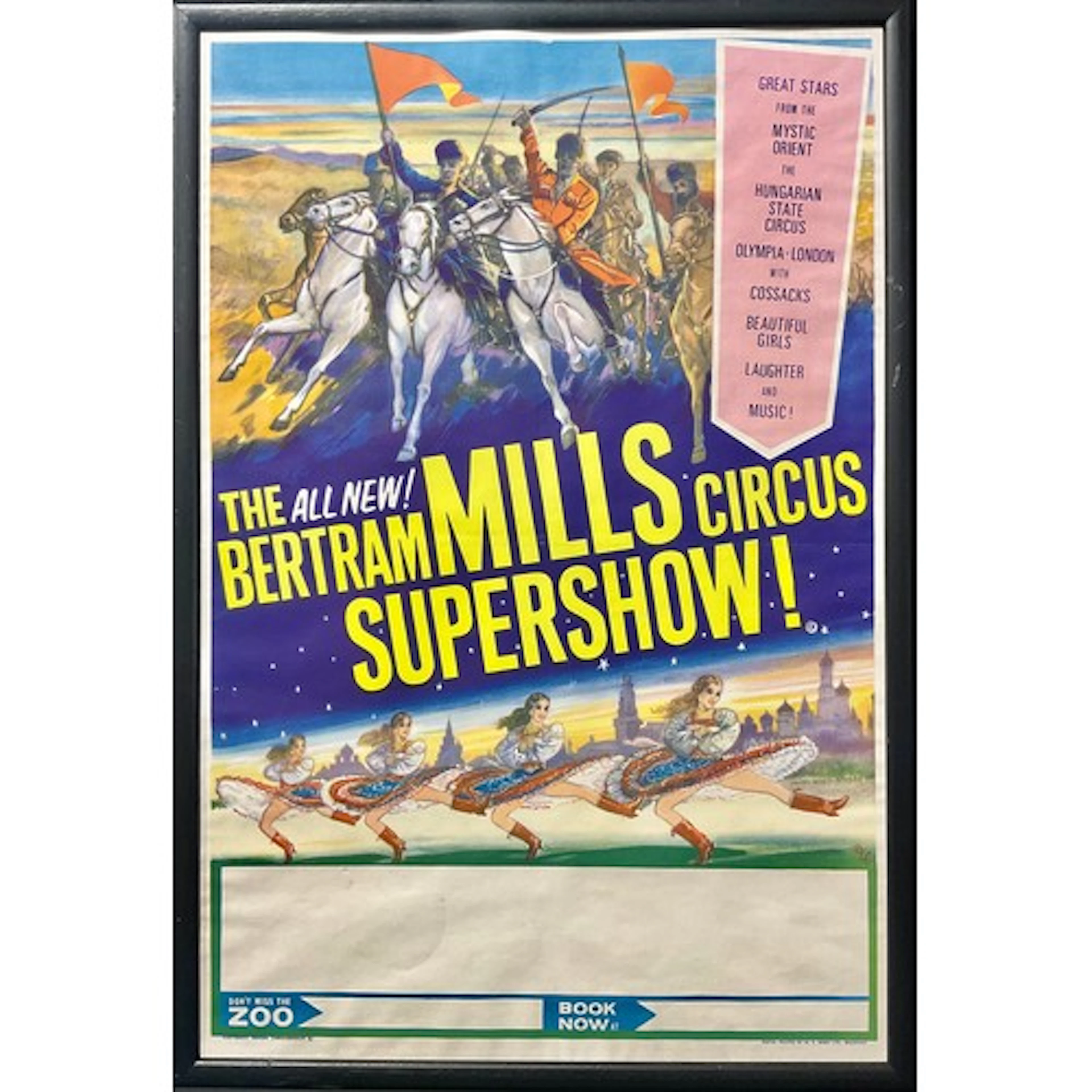 Circus & Fairground - a mid 20th century poster, The All New...