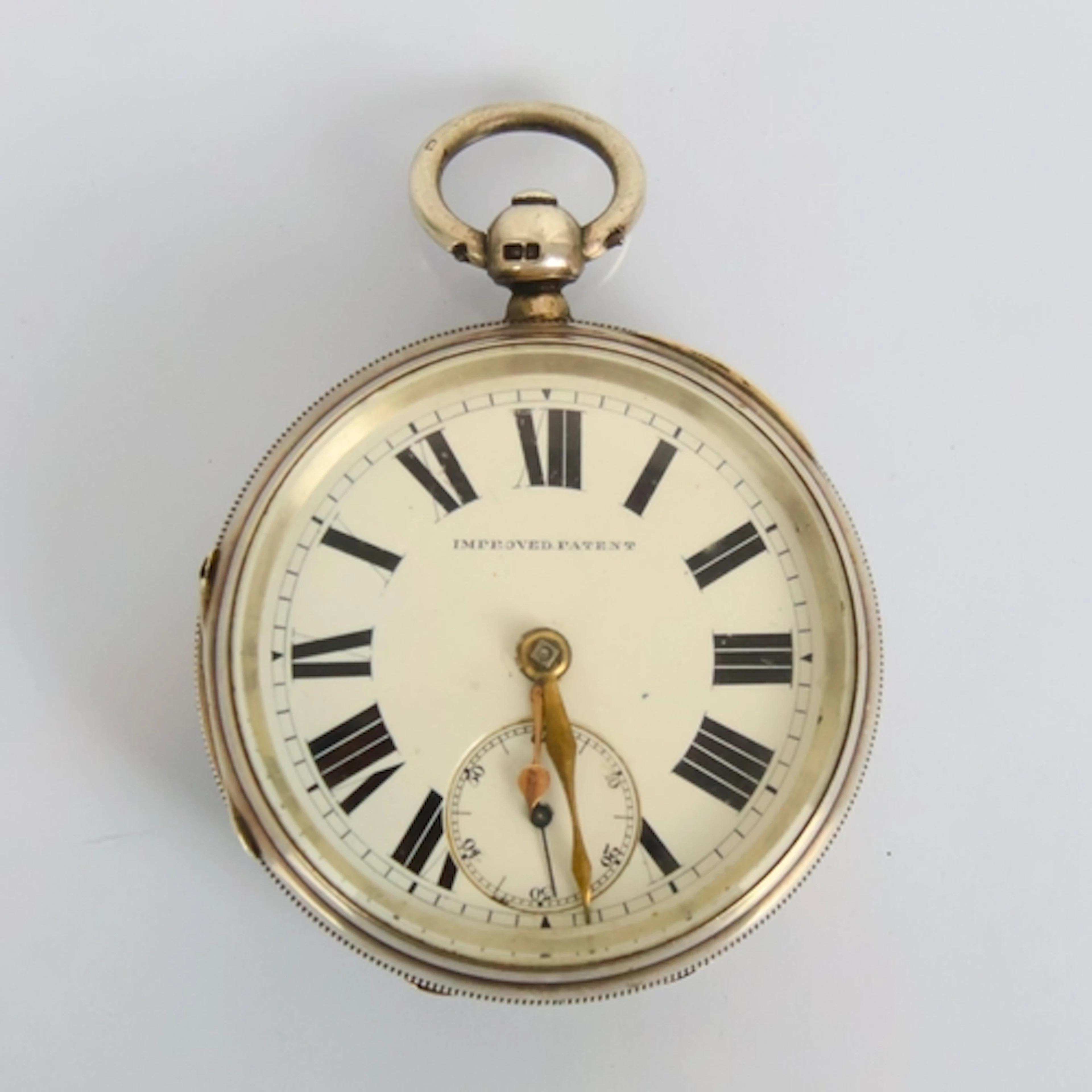 A late 19th century silver open faced pocket watch, possibly...