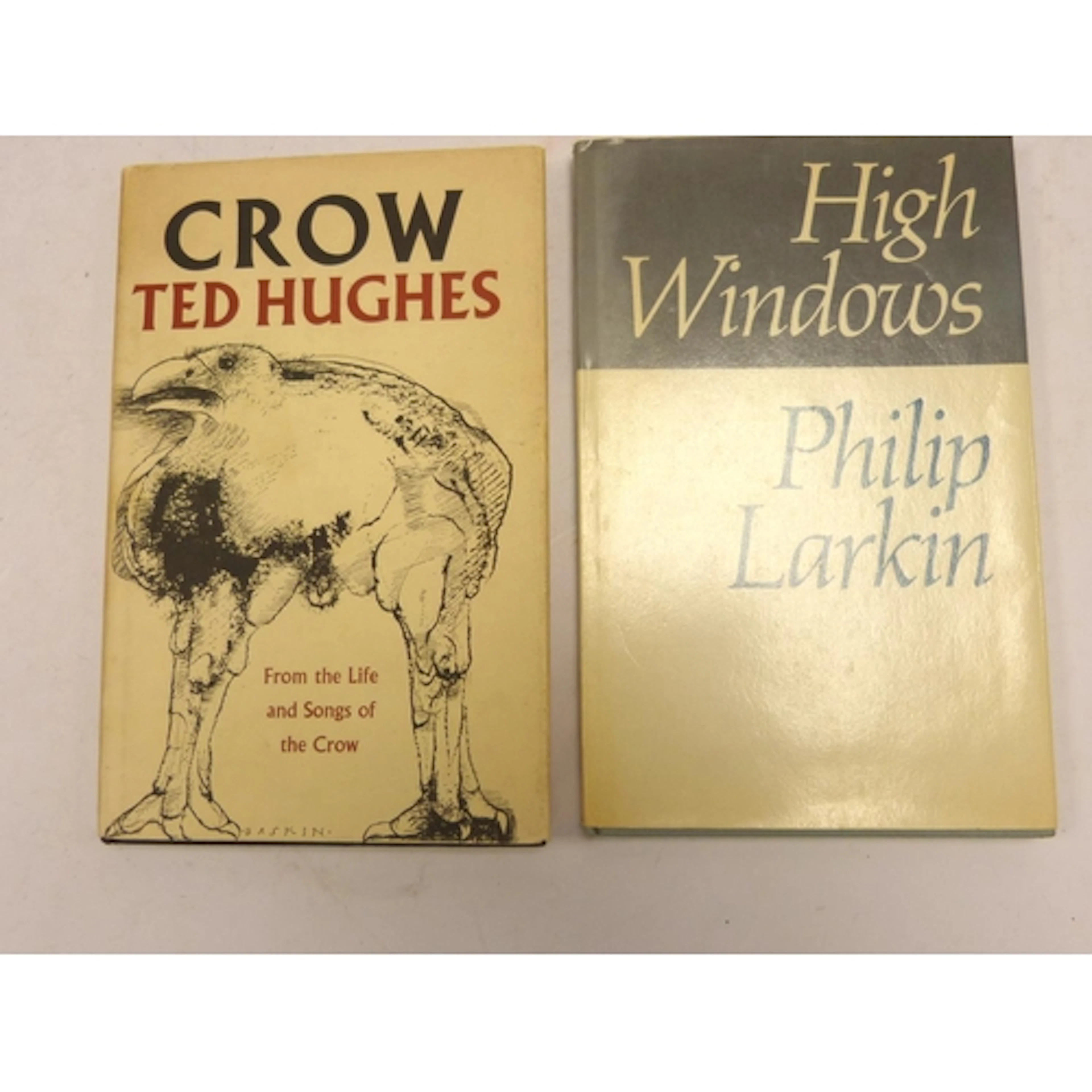 HUGHES TED. Crow. Orig. dark cloth in unclipped d...