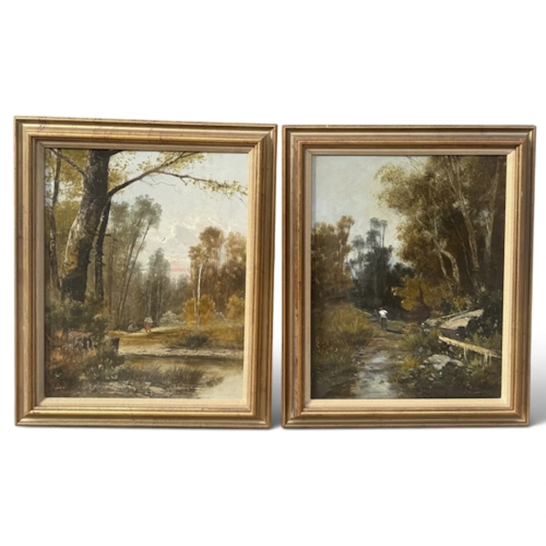 ATTRIBUTED TO FREDERICK PERCY GRAVES (1837-1903): RIVER WOOD...
