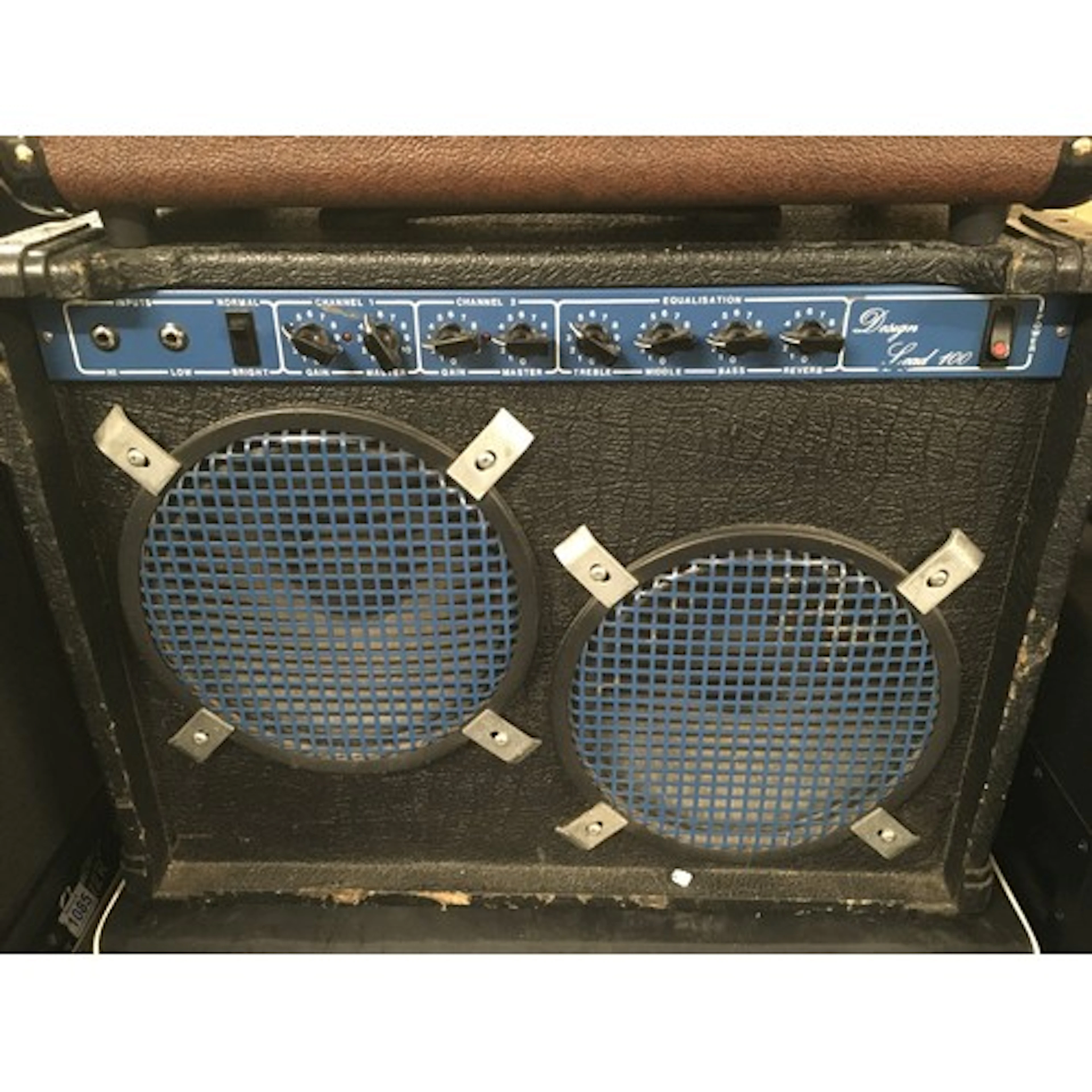 A Vintage 1970's Design Sound British Built Lead 100 amplifi...