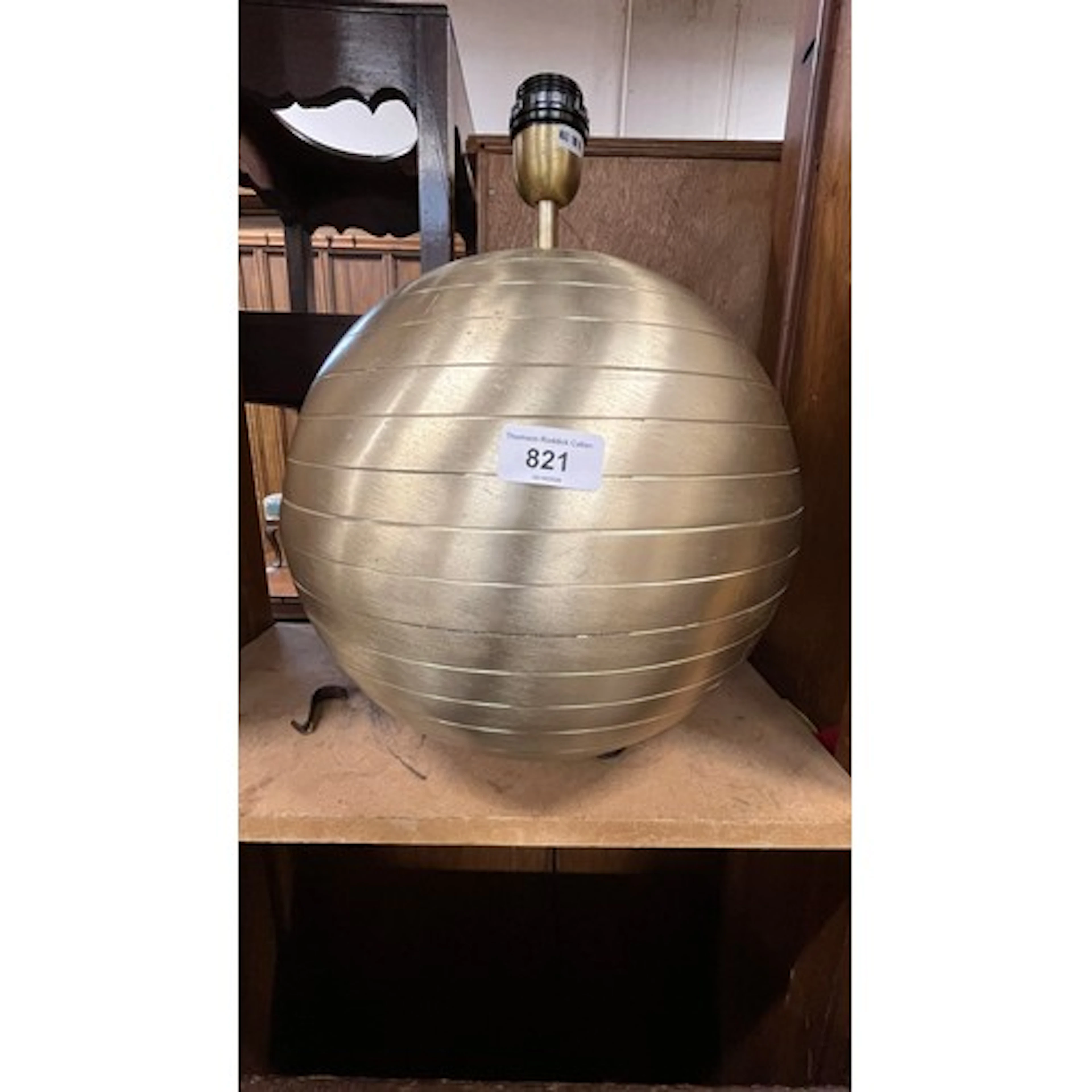 Modern table lamp.