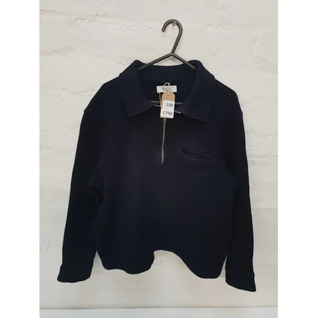HALF ZIPPED COS JUMPER size, M