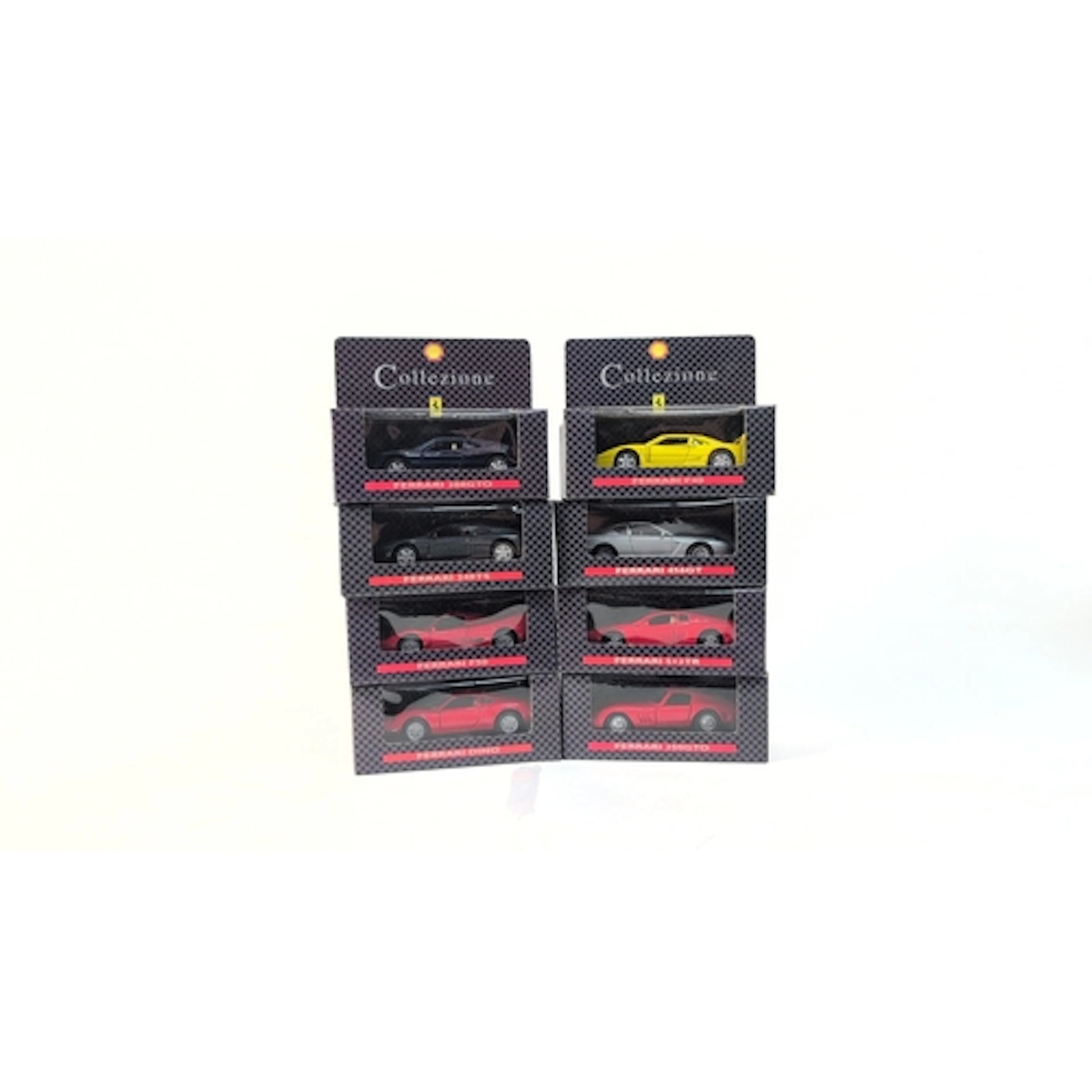 8 x Ferrari ‘Collezione’ boxed die-cast model cars, each in ...