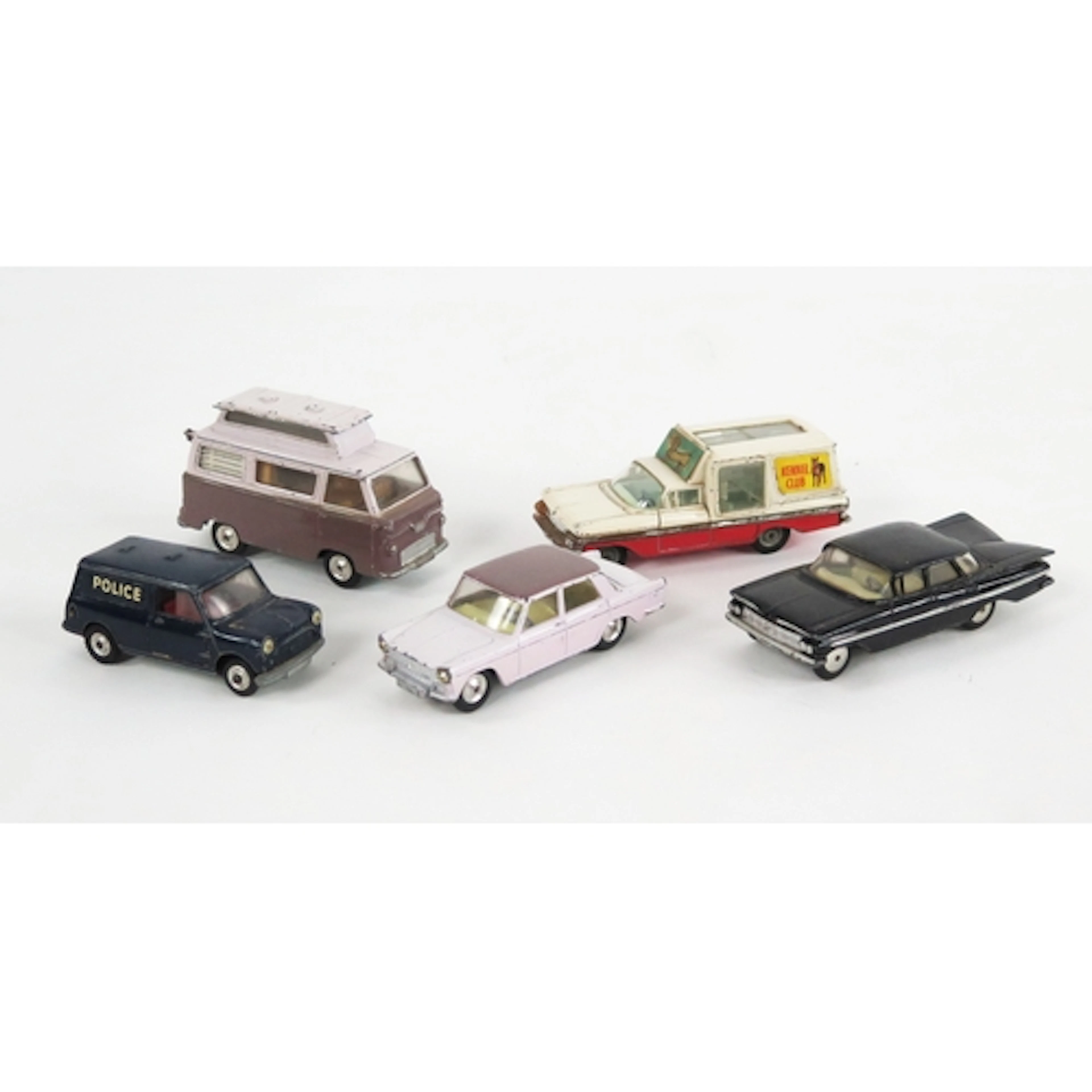 Corgi Toys Small Group including 223 Chevrolet Impala, 232 F...