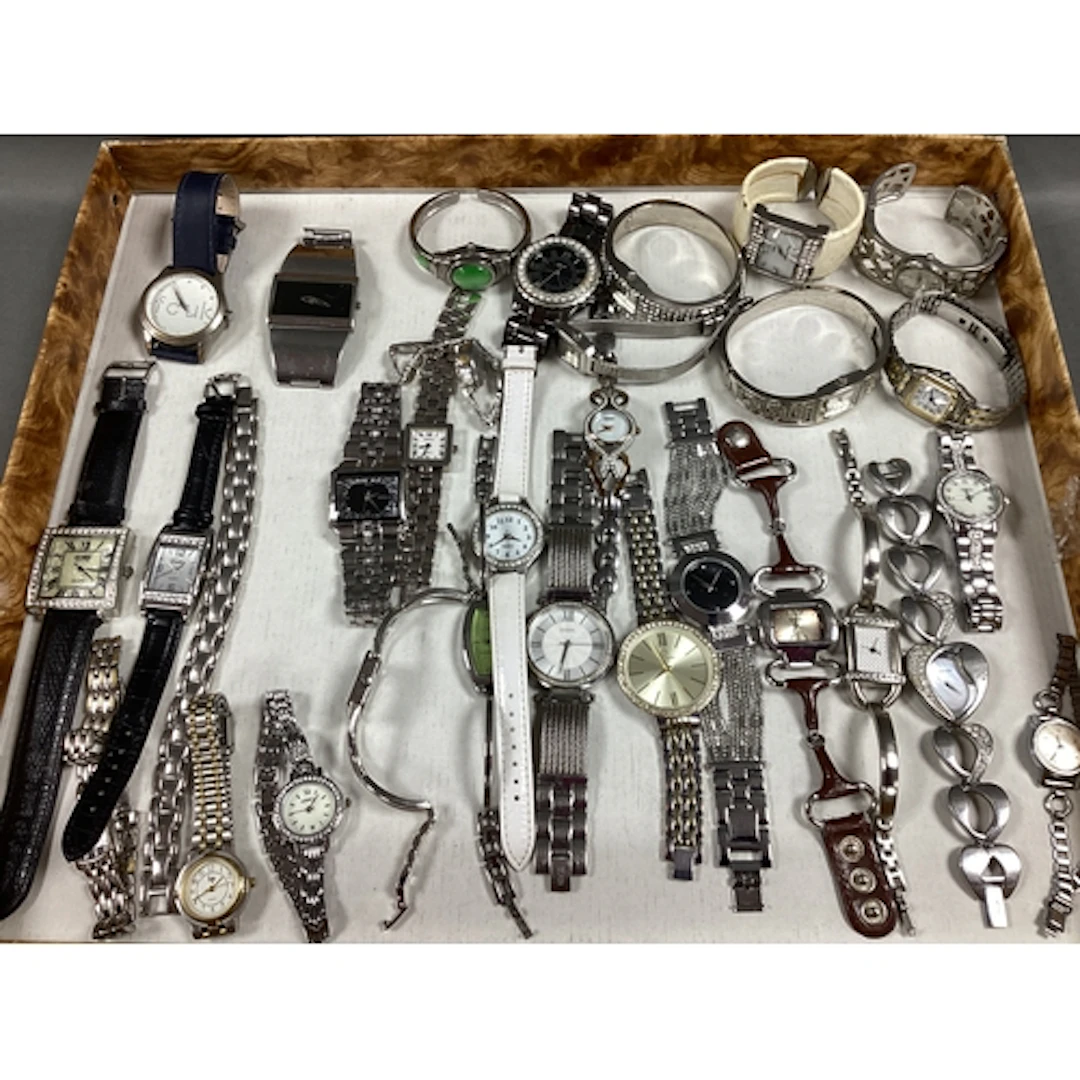 A Collection of Assorted Ladies Wristwatches :- One Tray