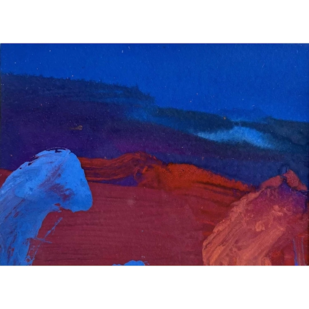§ John MILLER (1931-2002) Penwith Landscape Gouache, stamp s...