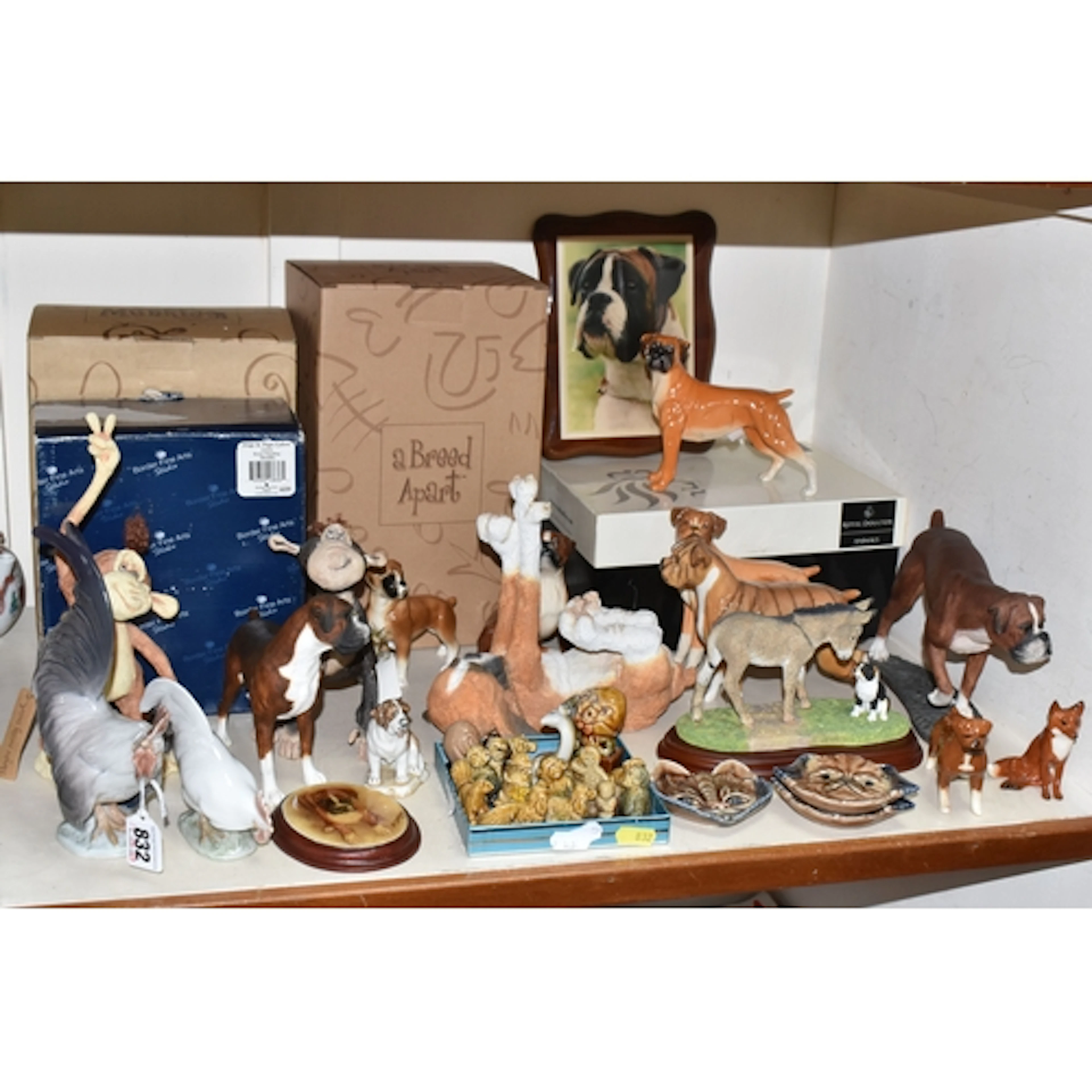 A COLLECTION OF ANIMAL AND BIRD FIGURES, etc, to include Roy...