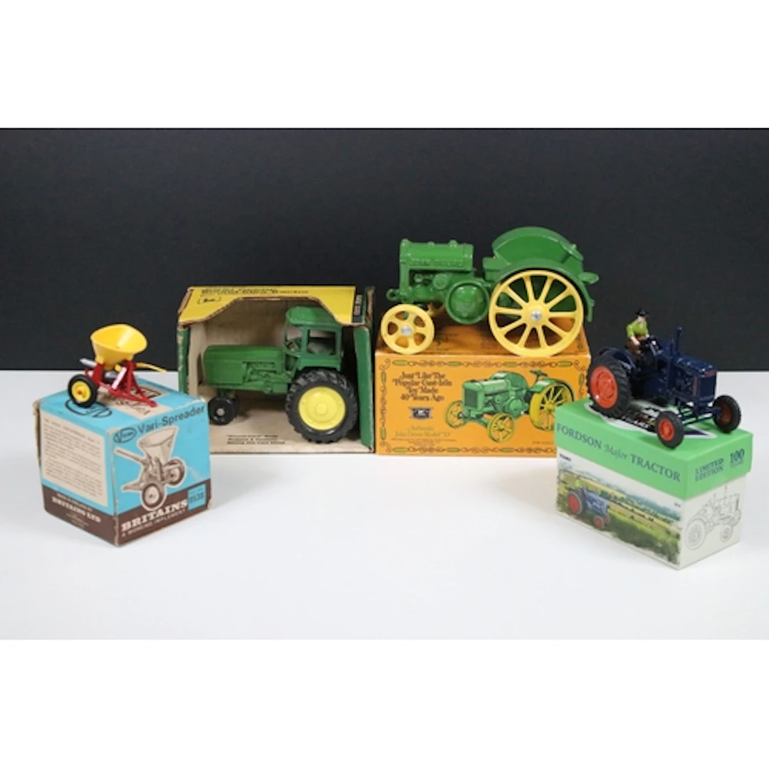 Four boxed farming related diecast models to include ltd edn...