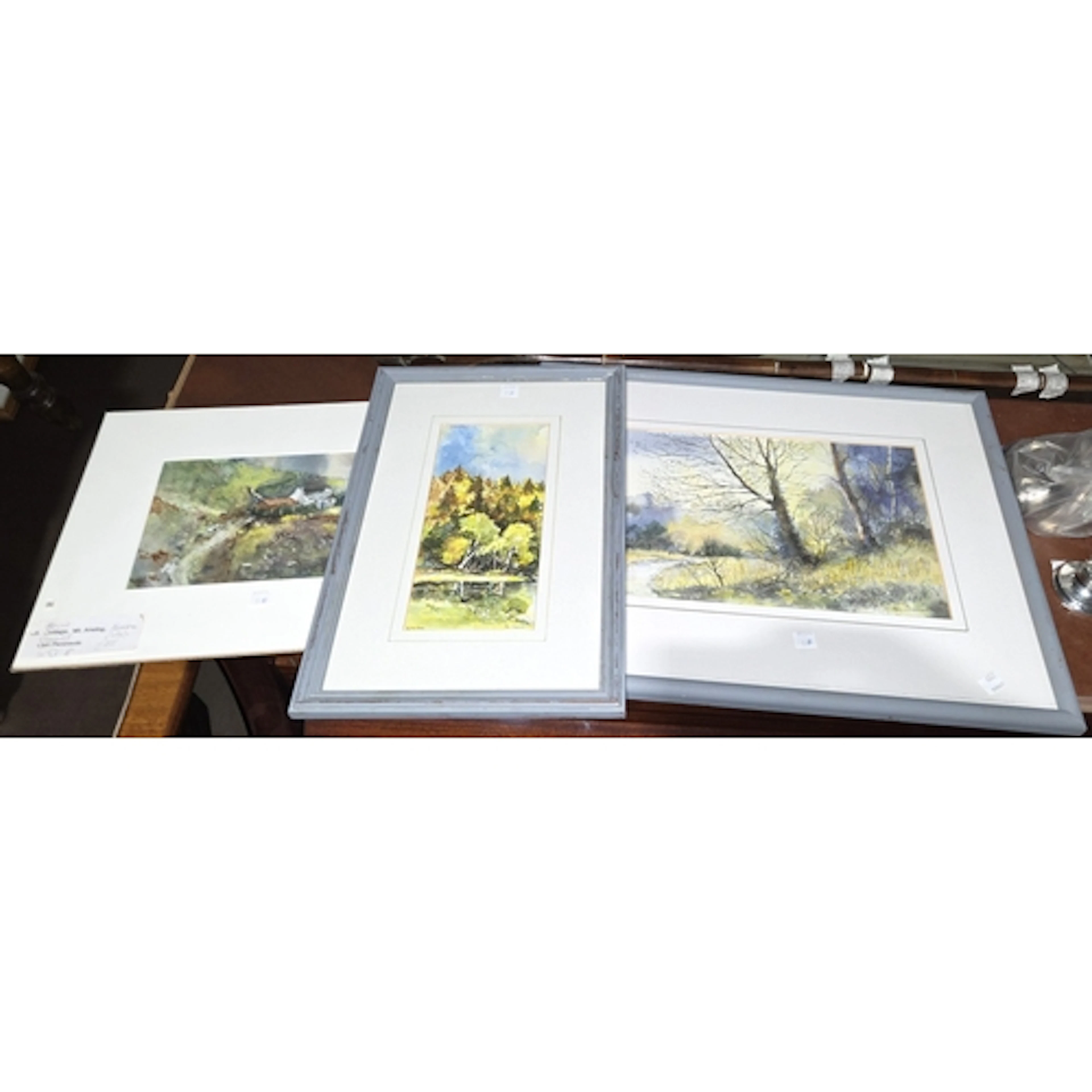 A selection of 4 watercolours by Alan Chapman, mainly of Nor...