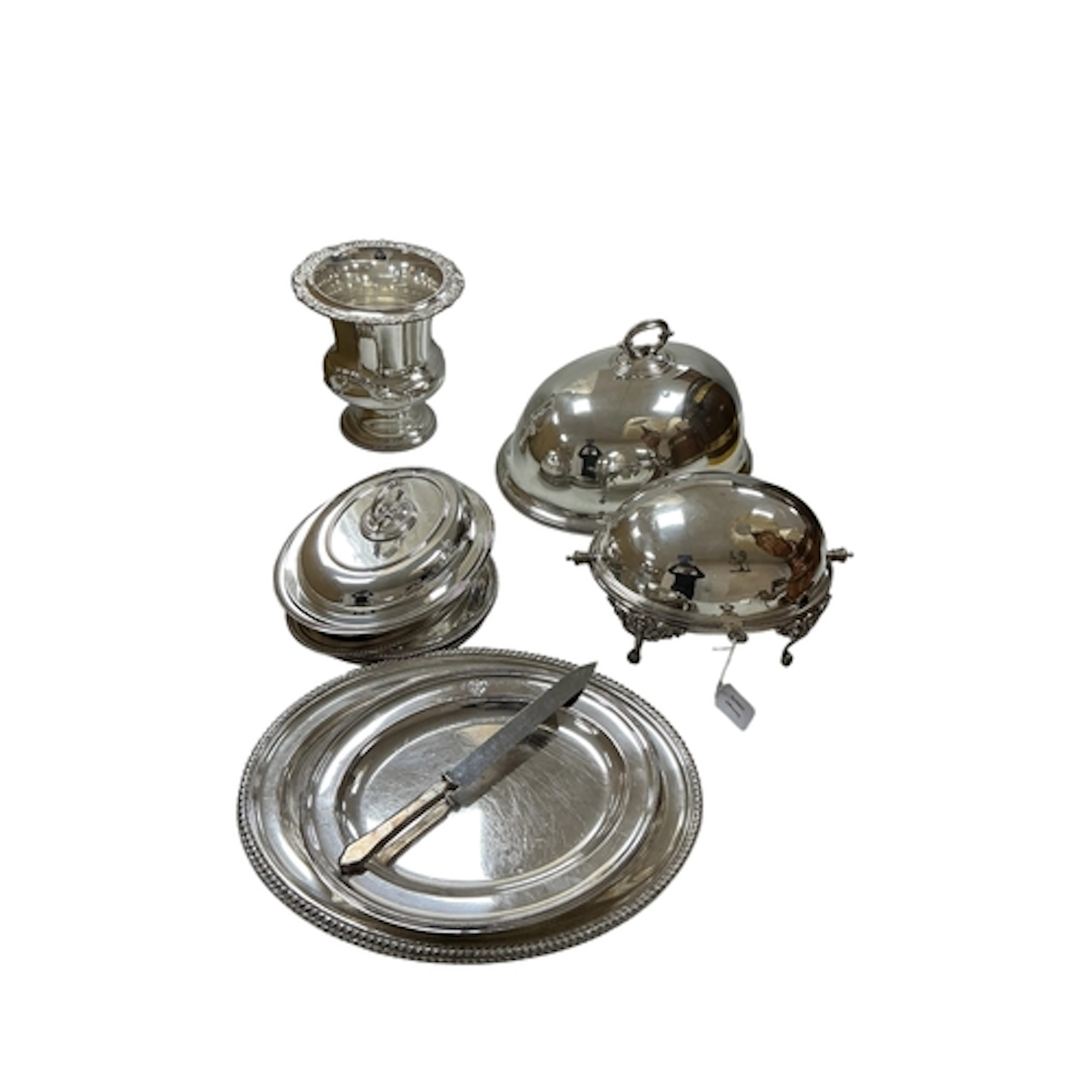 A quantity of Victorian and later silver plate to include a ...